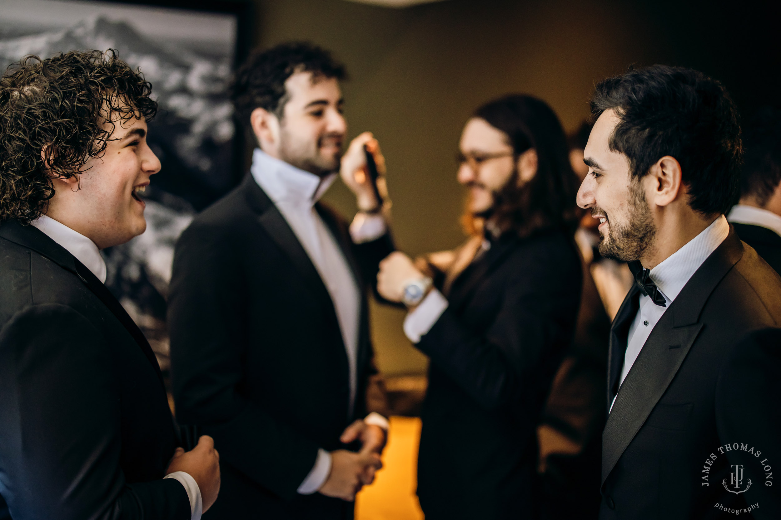 Crystal Mountain Jewish wedding by Seattle wedding photographer James Thomas Long Photography