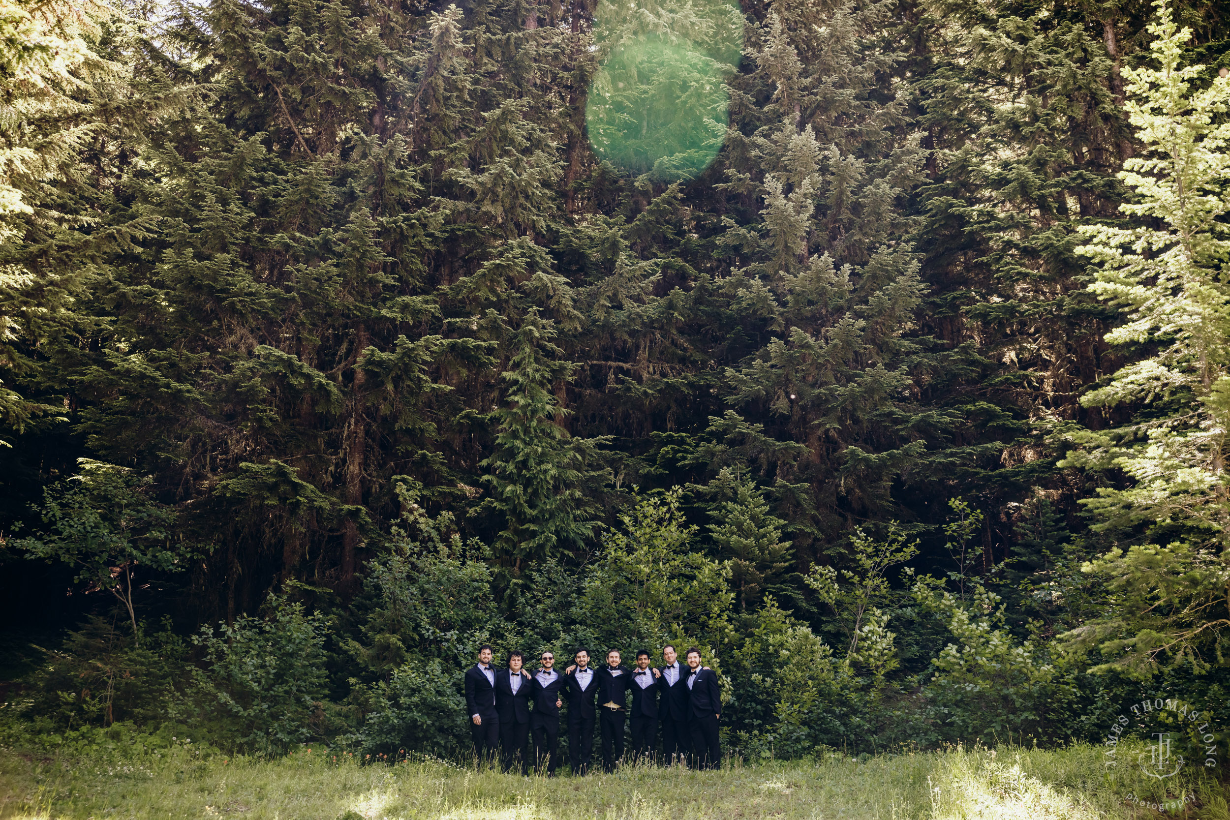 Crystal Mountain Jewish wedding by Seattle wedding photographer James Thomas Long Photography