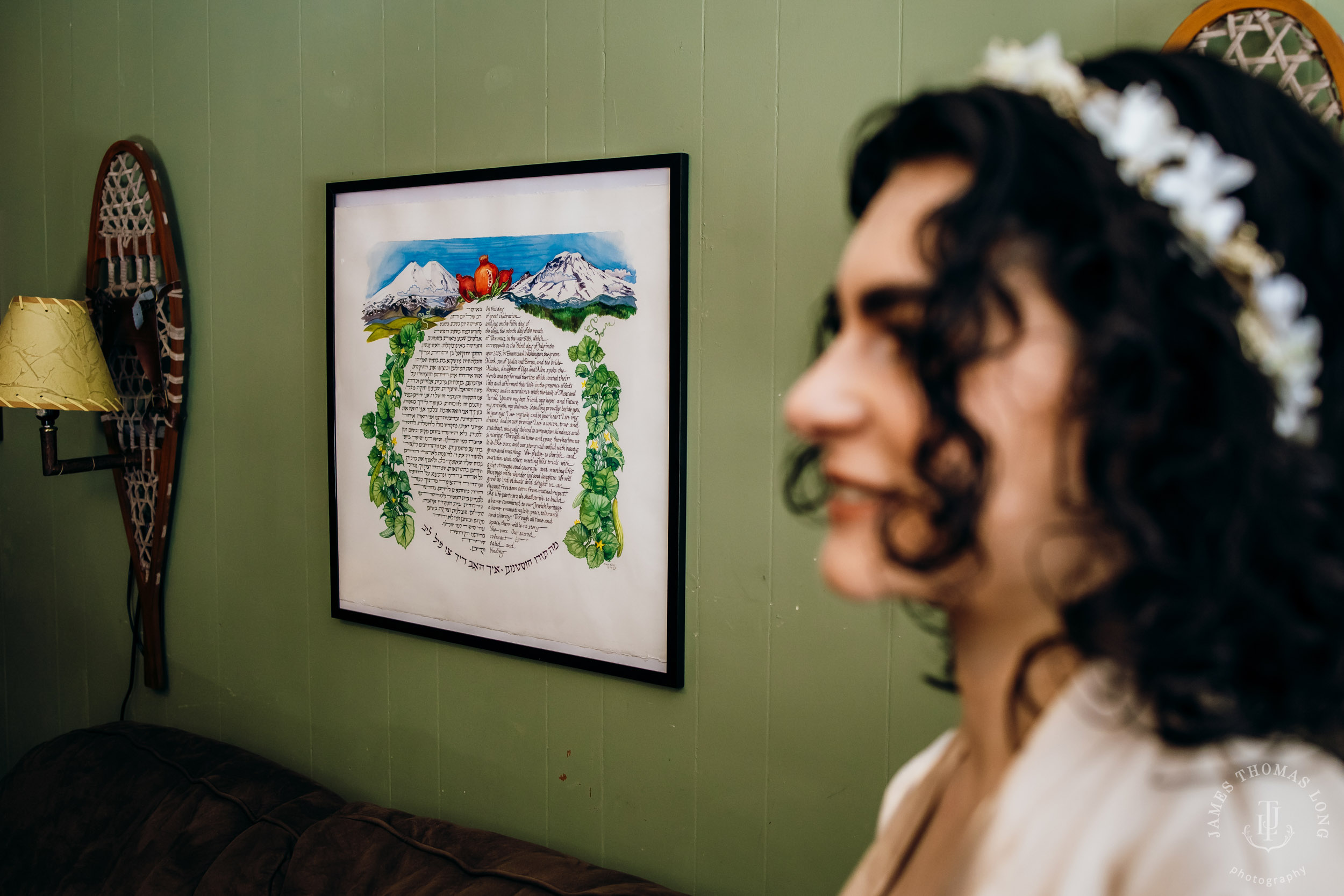 Crystal Mountain Jewish wedding by Seattle wedding photographer James Thomas Long Photography