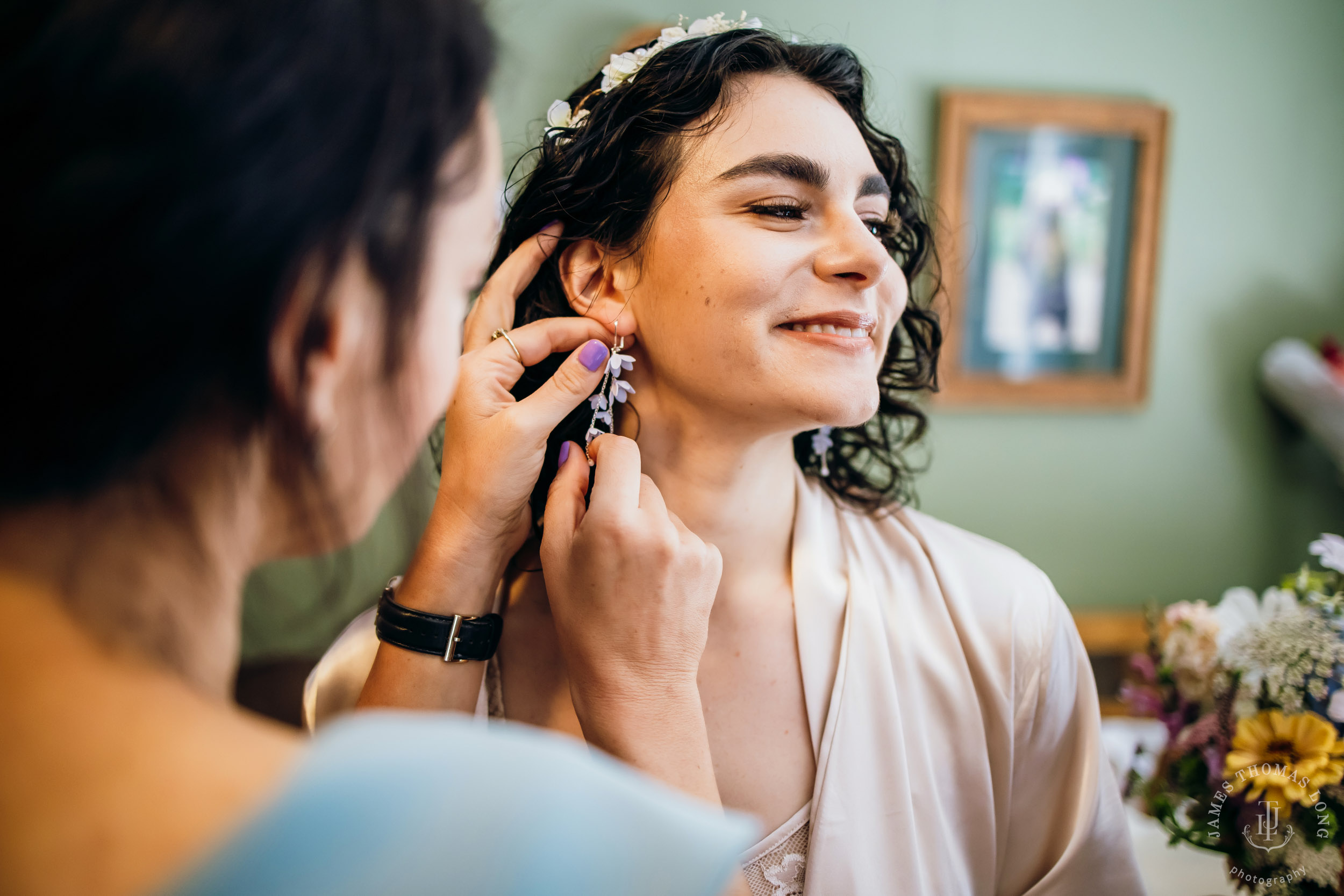 Crystal Mountain Jewish wedding by Seattle wedding photographer James Thomas Long Photography