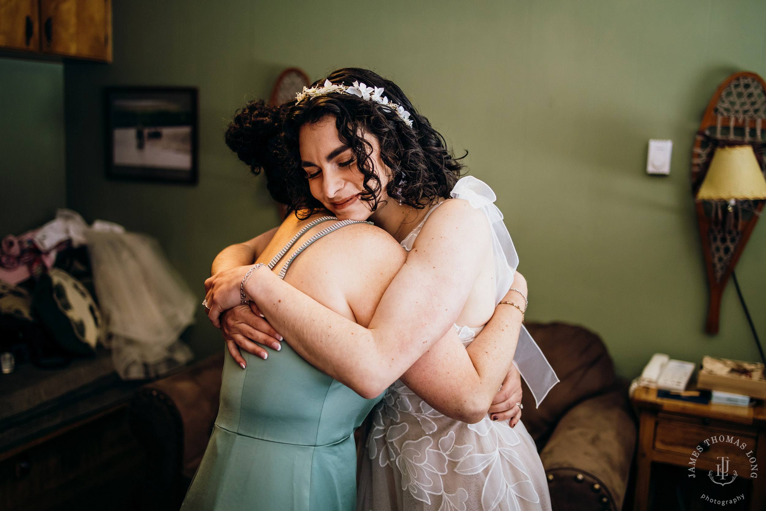 Crystal Mountain Jewish wedding by Seattle wedding photographer James Thomas Long Photography