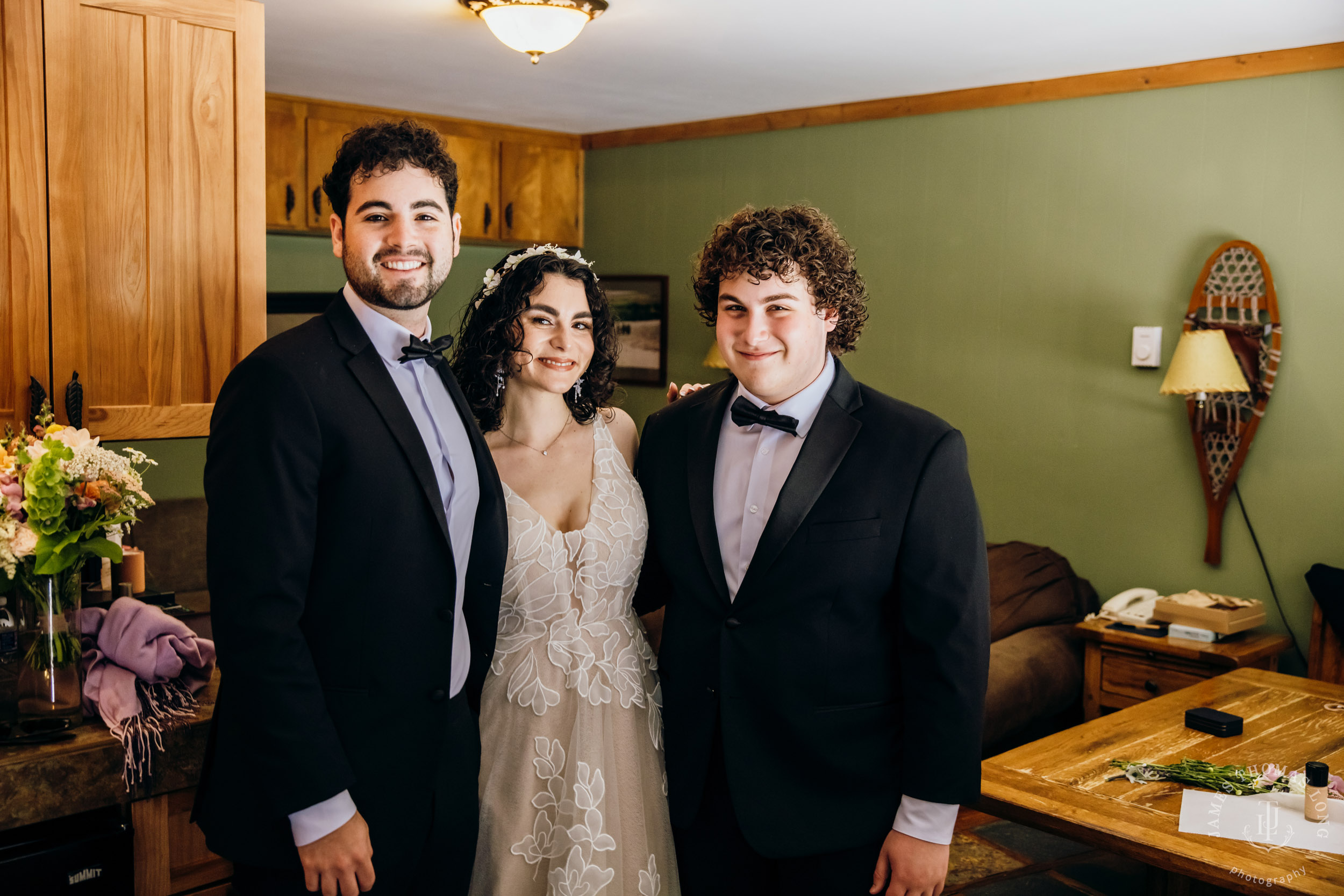 Crystal Mountain Jewish wedding by Seattle wedding photographer James Thomas Long Photography