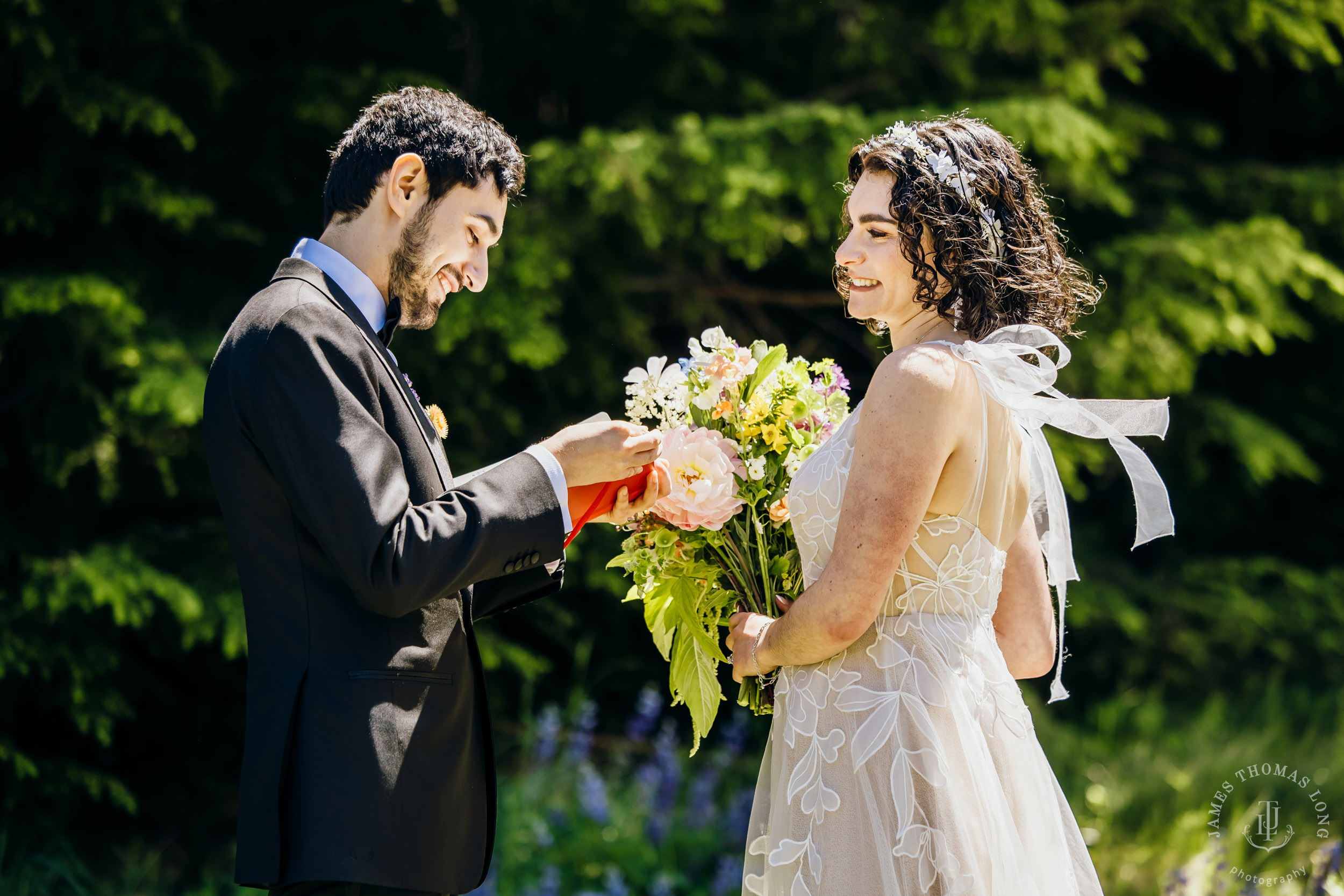 Crystal Mountain Jewish wedding by Seattle wedding photographer James Thomas Long Photography