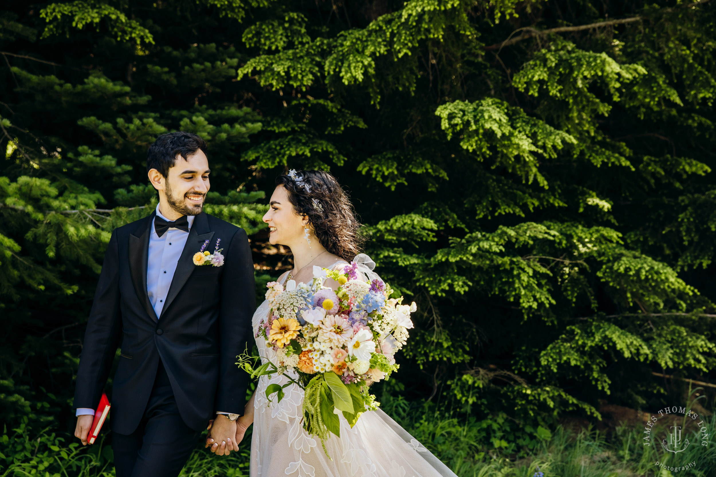 Crystal Mountain Jewish wedding by Seattle wedding photographer James Thomas Long Photography