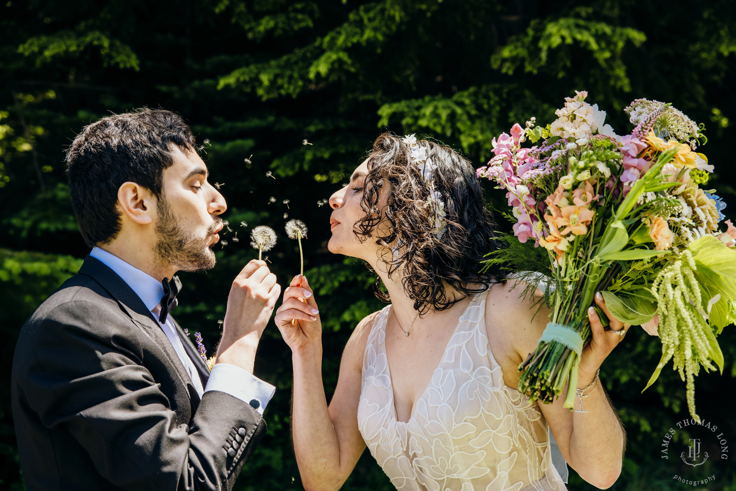 Crystal Mountain Jewish wedding by Seattle wedding photographer James Thomas Long Photography