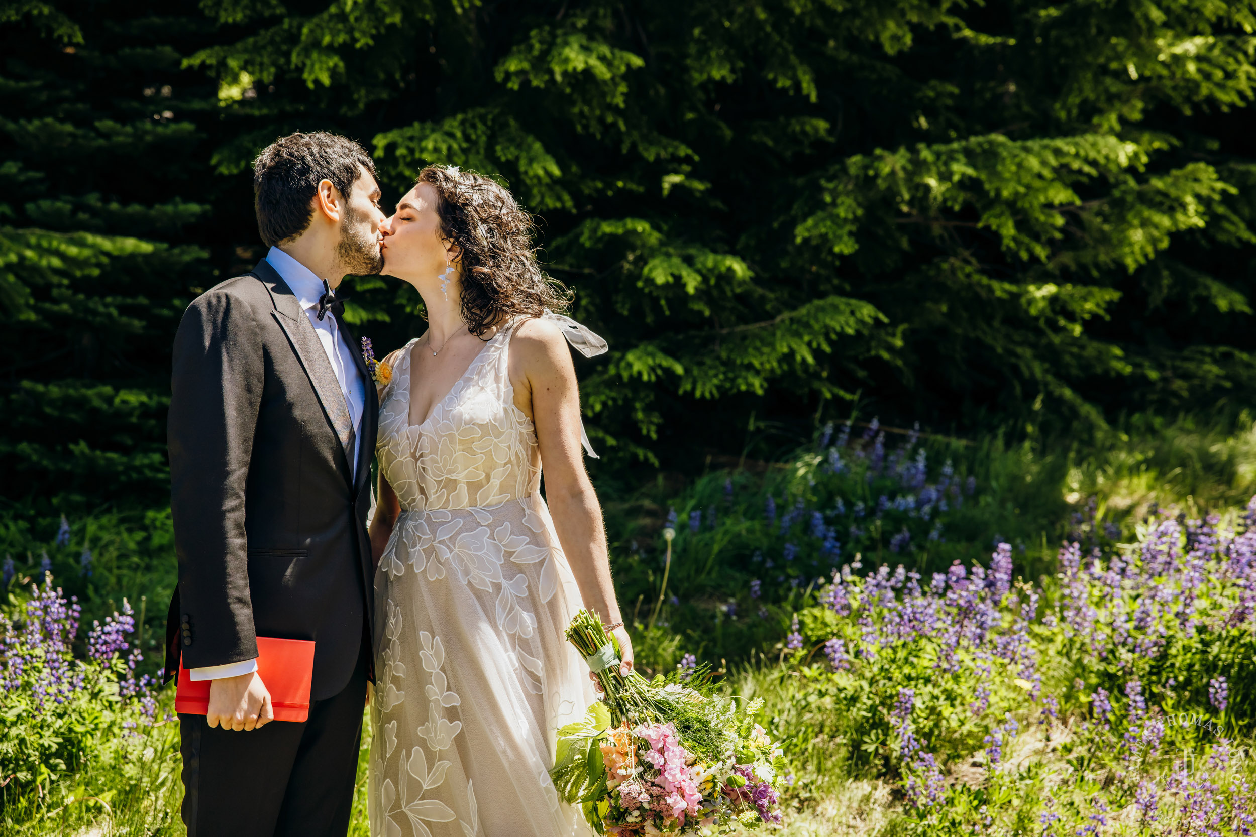 Crystal Mountain Jewish wedding by Seattle wedding photographer James Thomas Long Photography
