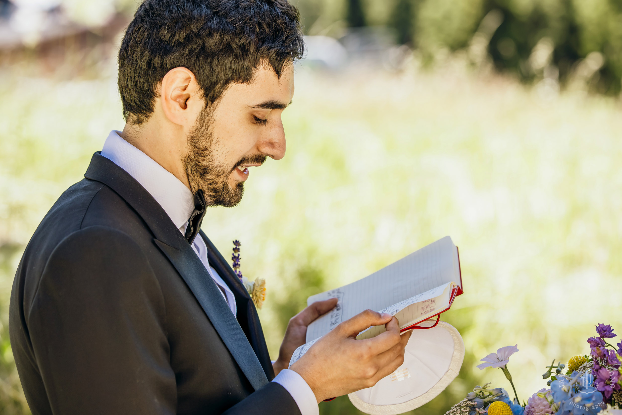 Crystal Mountain Jewish wedding by Seattle wedding photographer James Thomas Long Photography