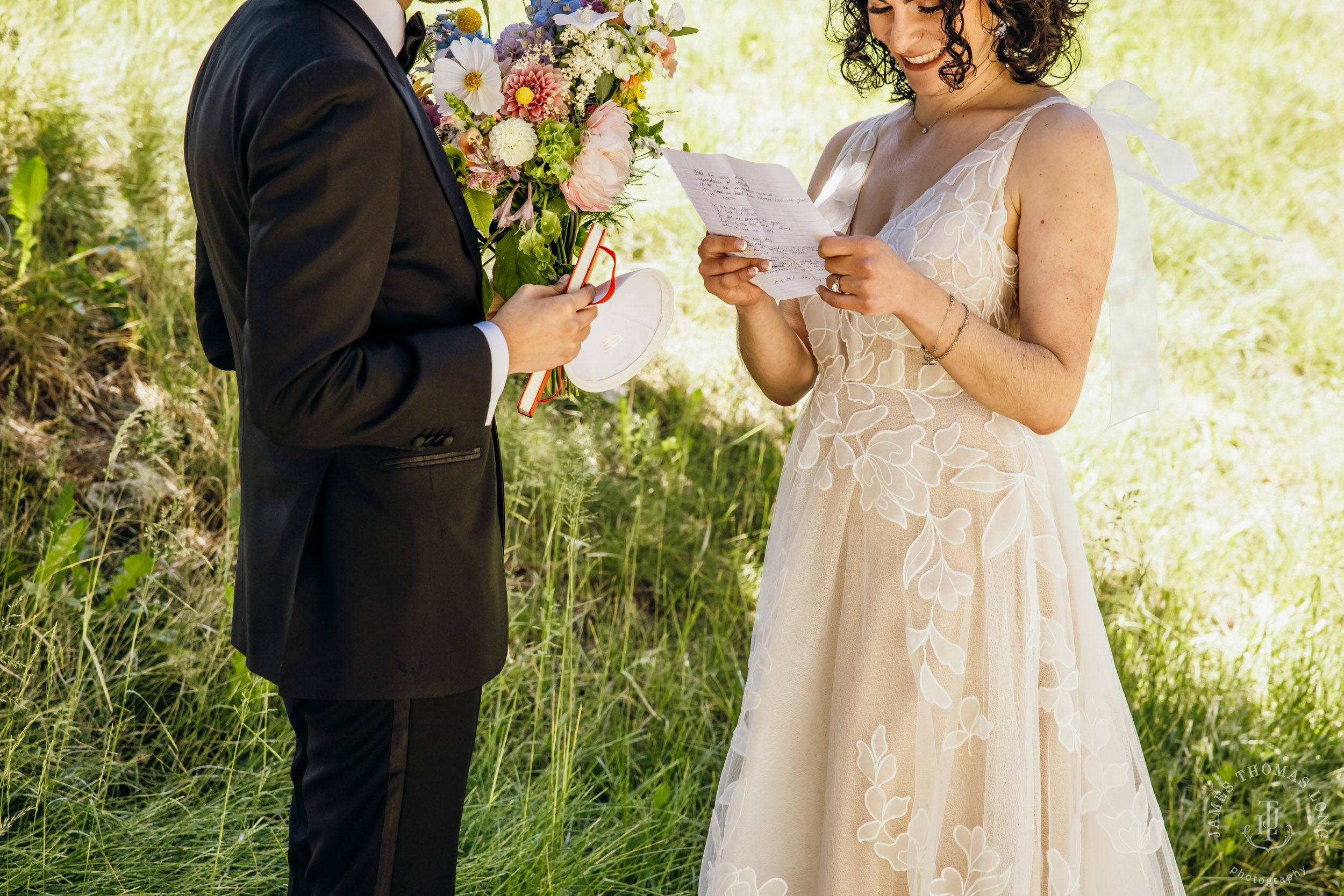 Crystal Mountain Jewish wedding by Seattle wedding photographer James Thomas Long Photography