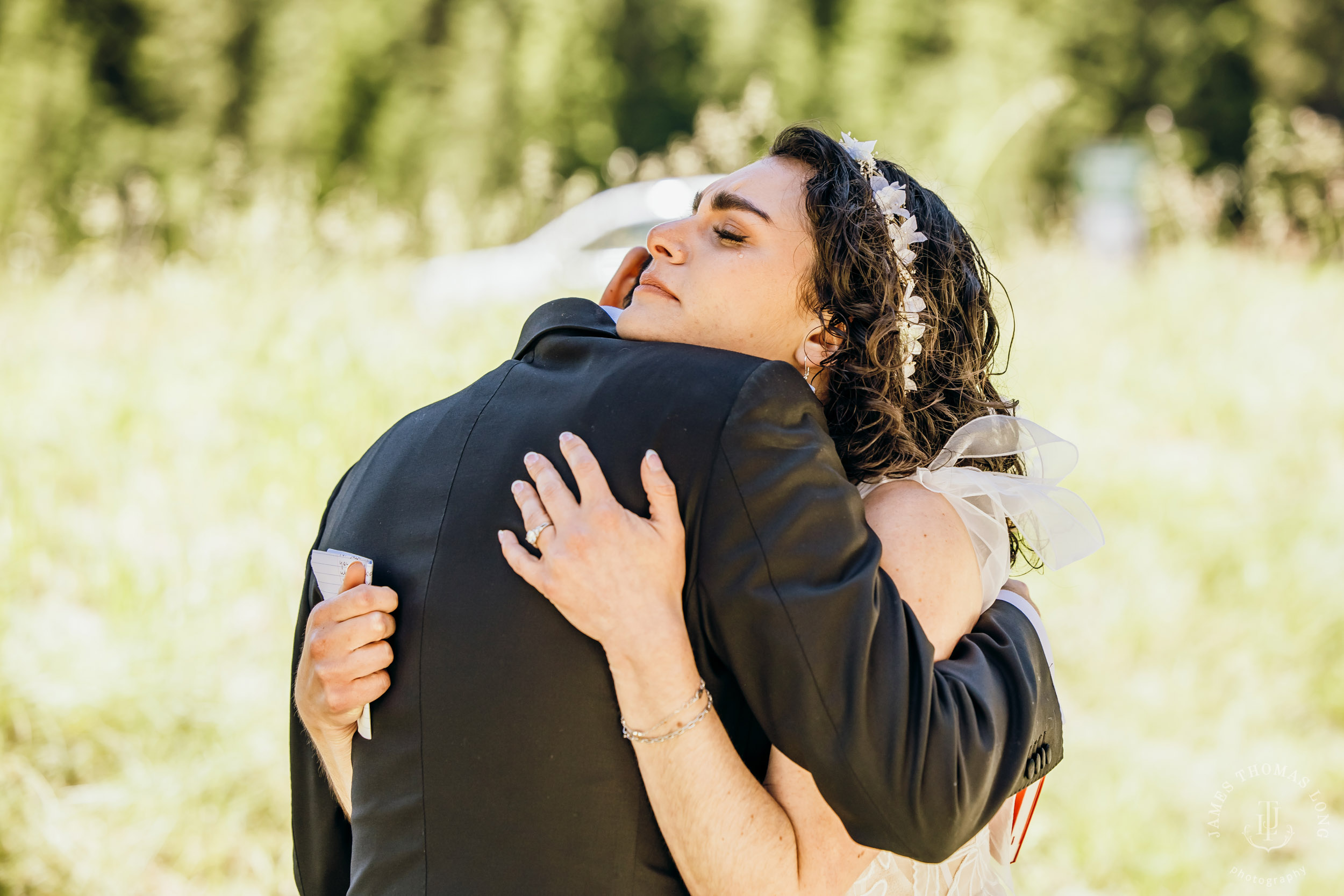 Crystal Mountain Jewish wedding by Seattle wedding photographer James Thomas Long Photography