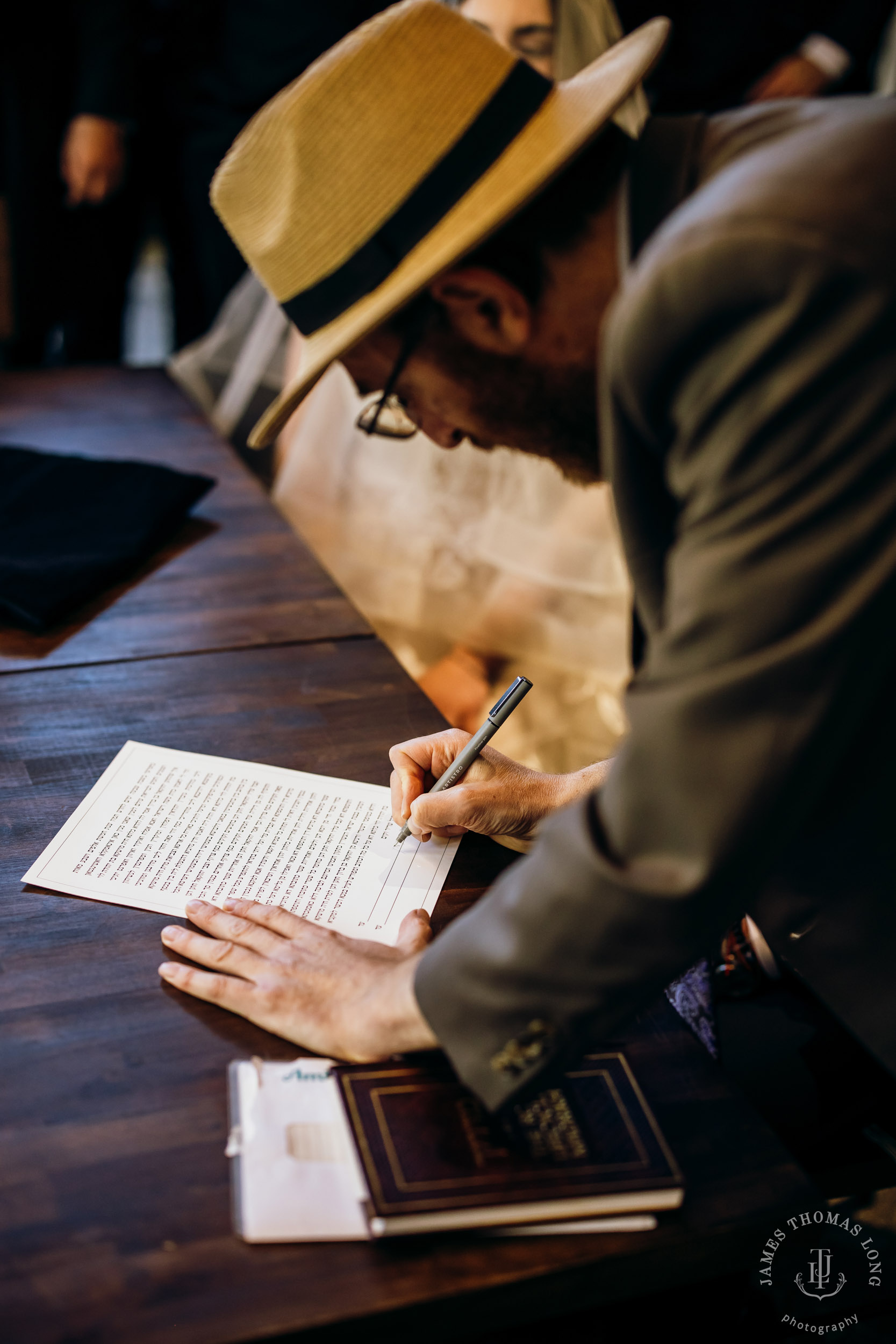 Crystal Mountain Jewish wedding by Seattle wedding photographer James Thomas Long Photography