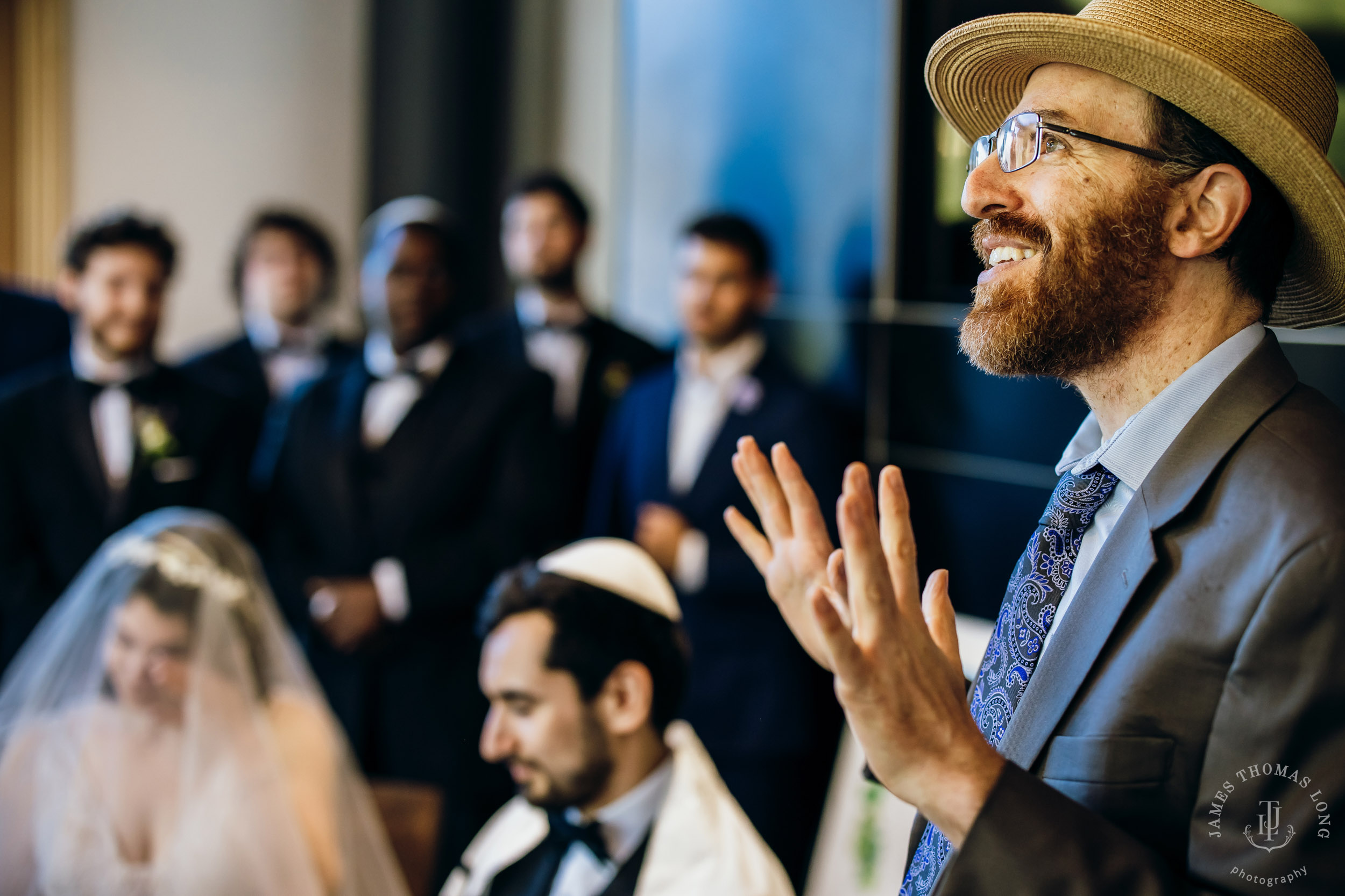 Crystal Mountain Jewish wedding by Seattle wedding photographer James Thomas Long Photography