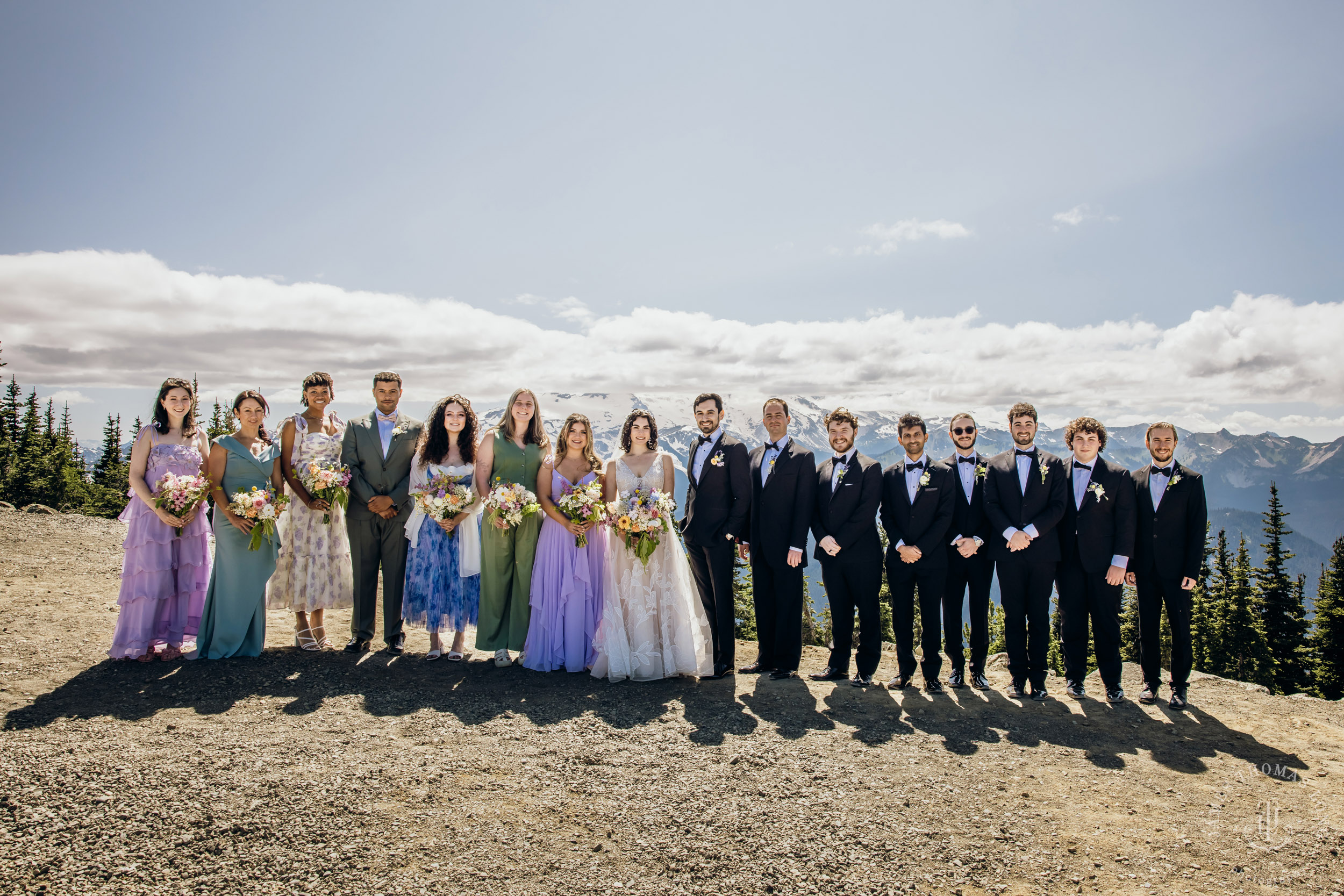 Crystal Mountain Jewish wedding by Seattle wedding photographer James Thomas Long Photography