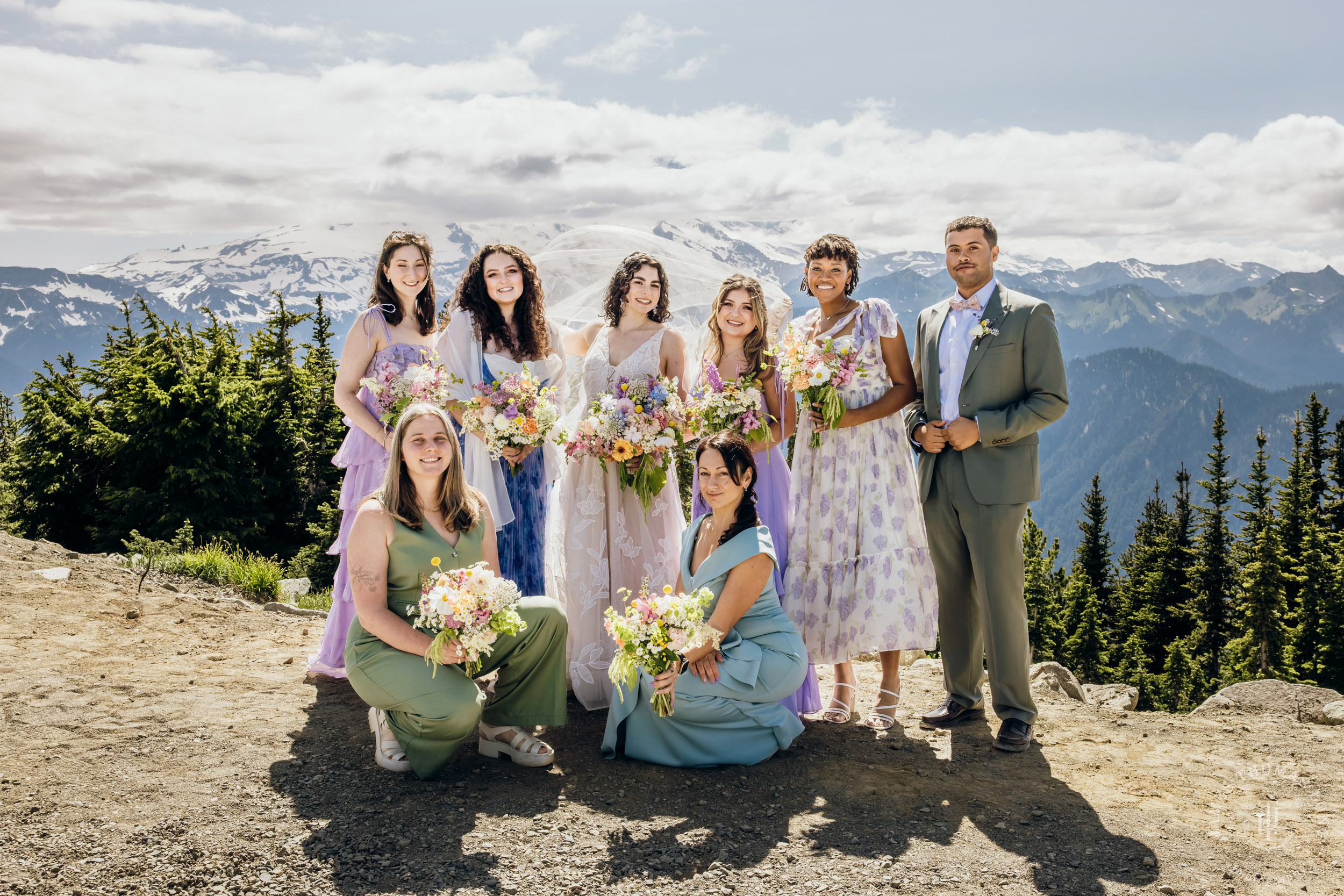 Crystal Mountain Jewish wedding by Seattle wedding photographer James Thomas Long Photography