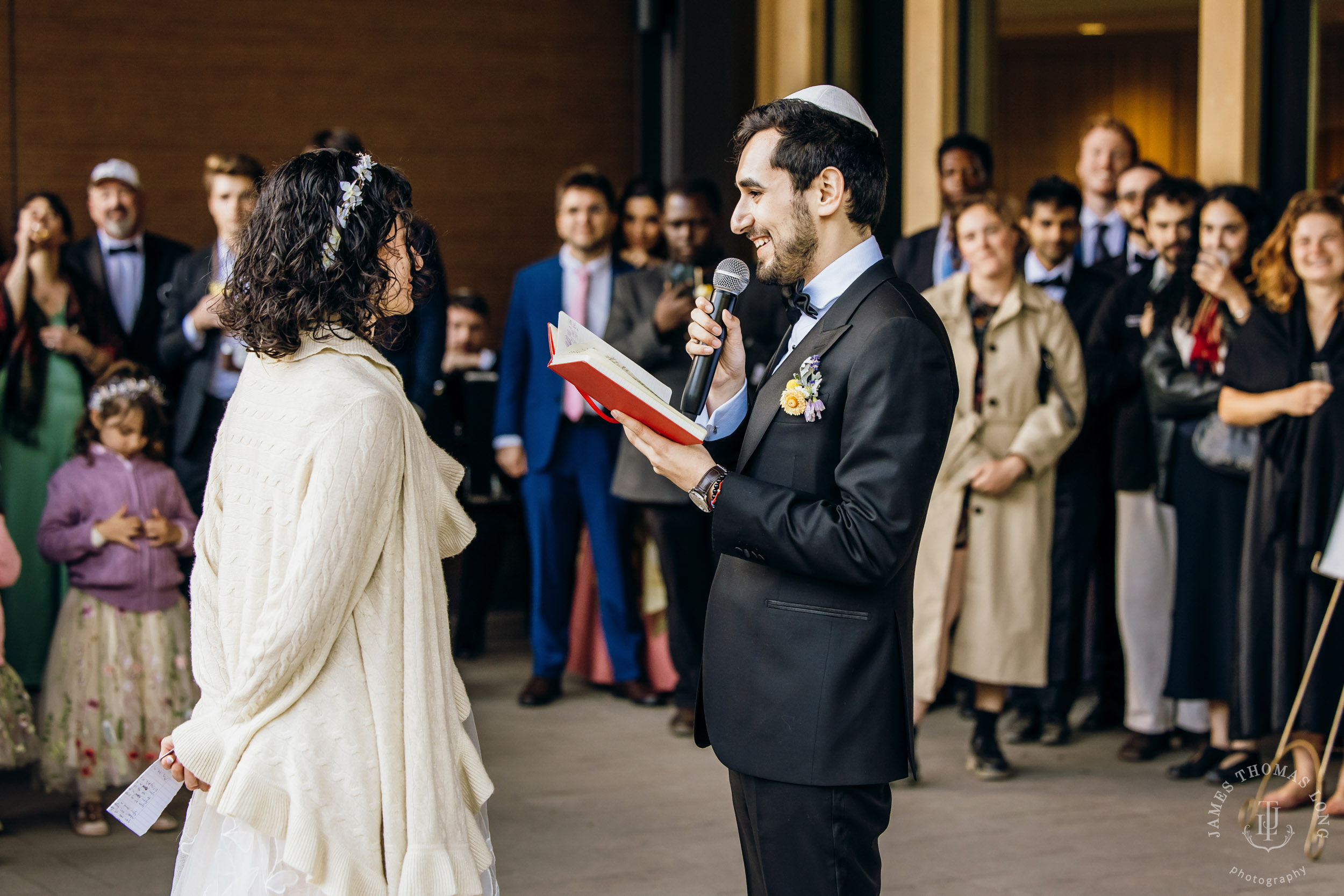 Crystal Mountain Jewish wedding by Seattle wedding photographer James Thomas Long Photography