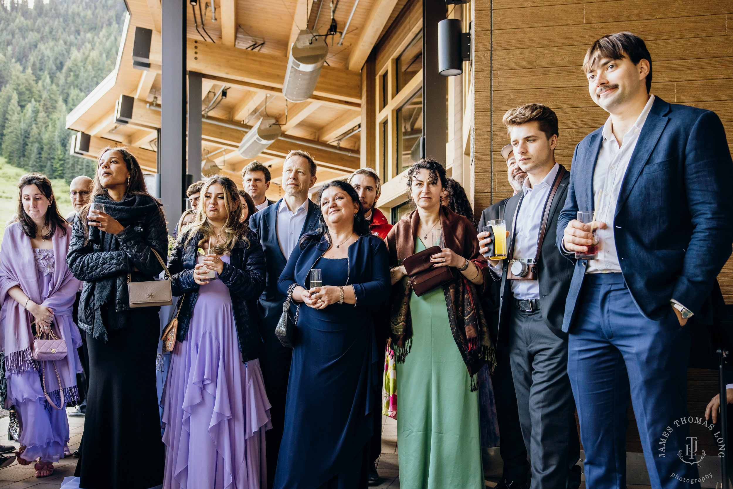 Crystal Mountain Jewish wedding by Seattle wedding photographer James Thomas Long Photography