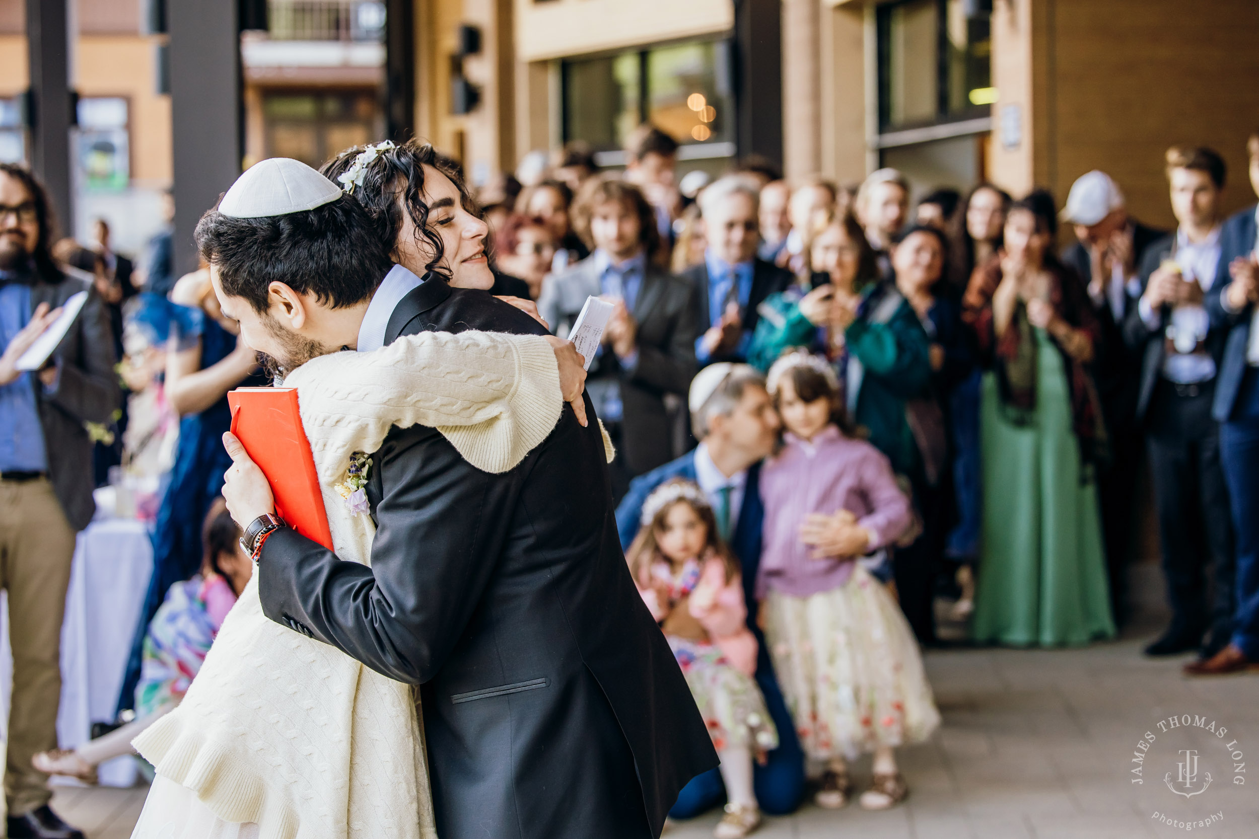 Crystal Mountain Jewish wedding by Seattle wedding photographer James Thomas Long Photography