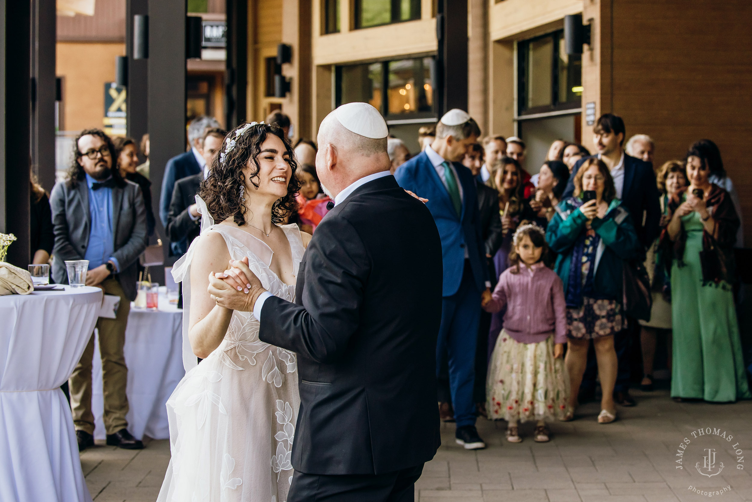 Crystal Mountain Jewish wedding by Seattle wedding photographer James Thomas Long Photography