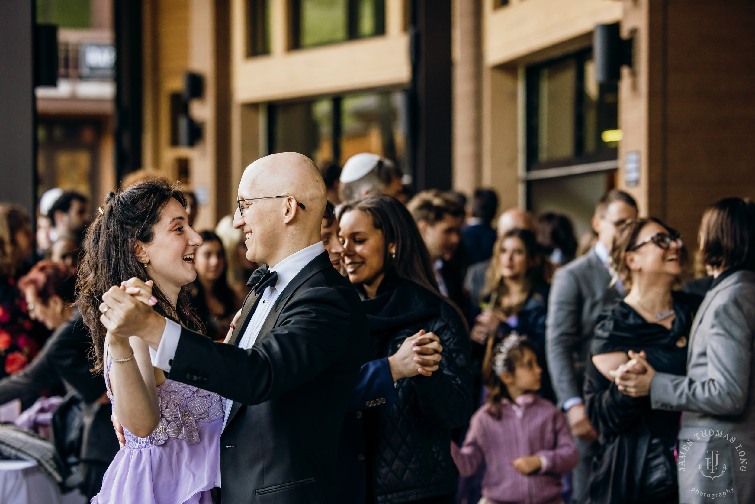 Crystal Mountain Jewish wedding by Seattle wedding photographer James Thomas Long Photography