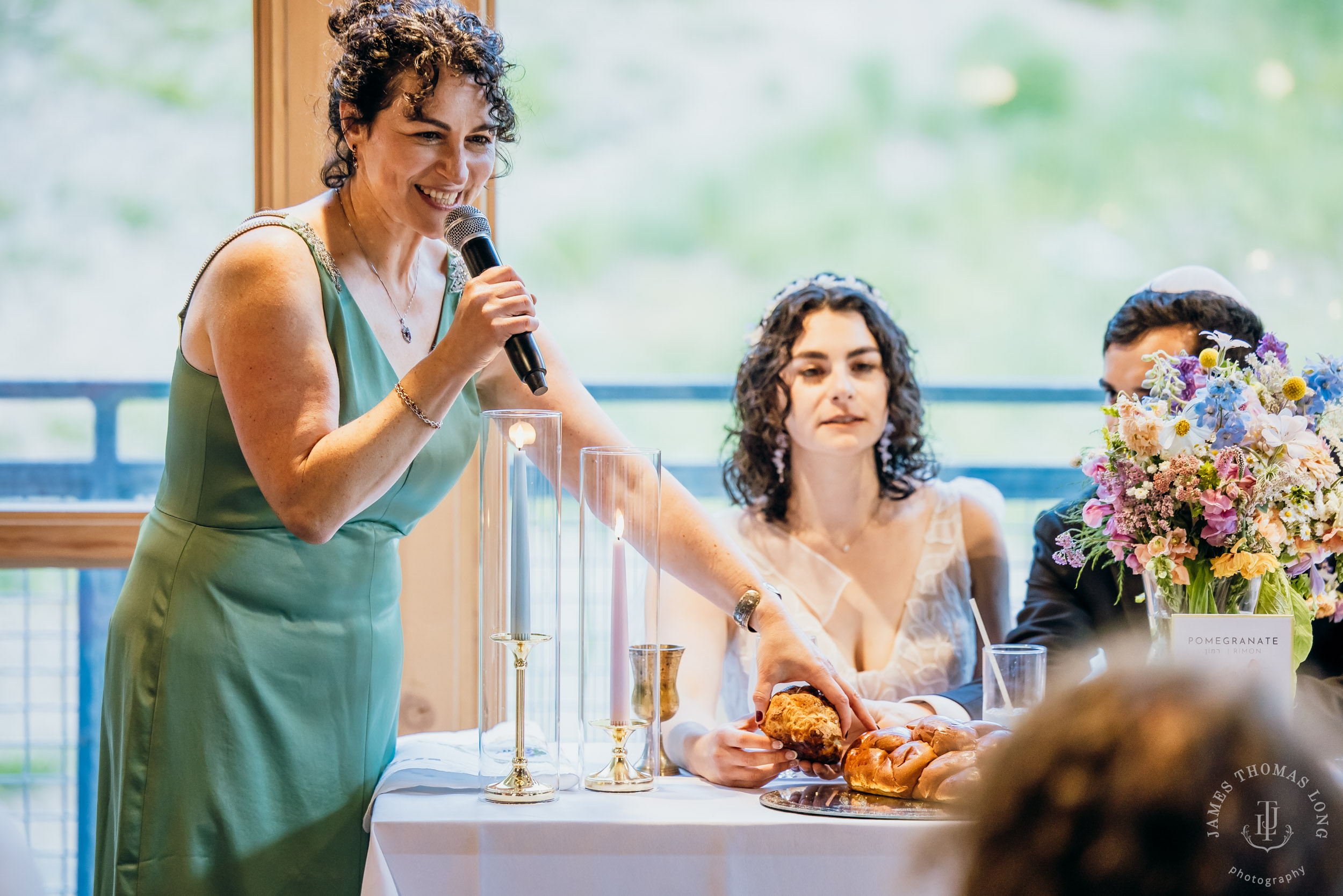 Crystal Mountain Jewish wedding by Seattle wedding photographer James Thomas Long Photography