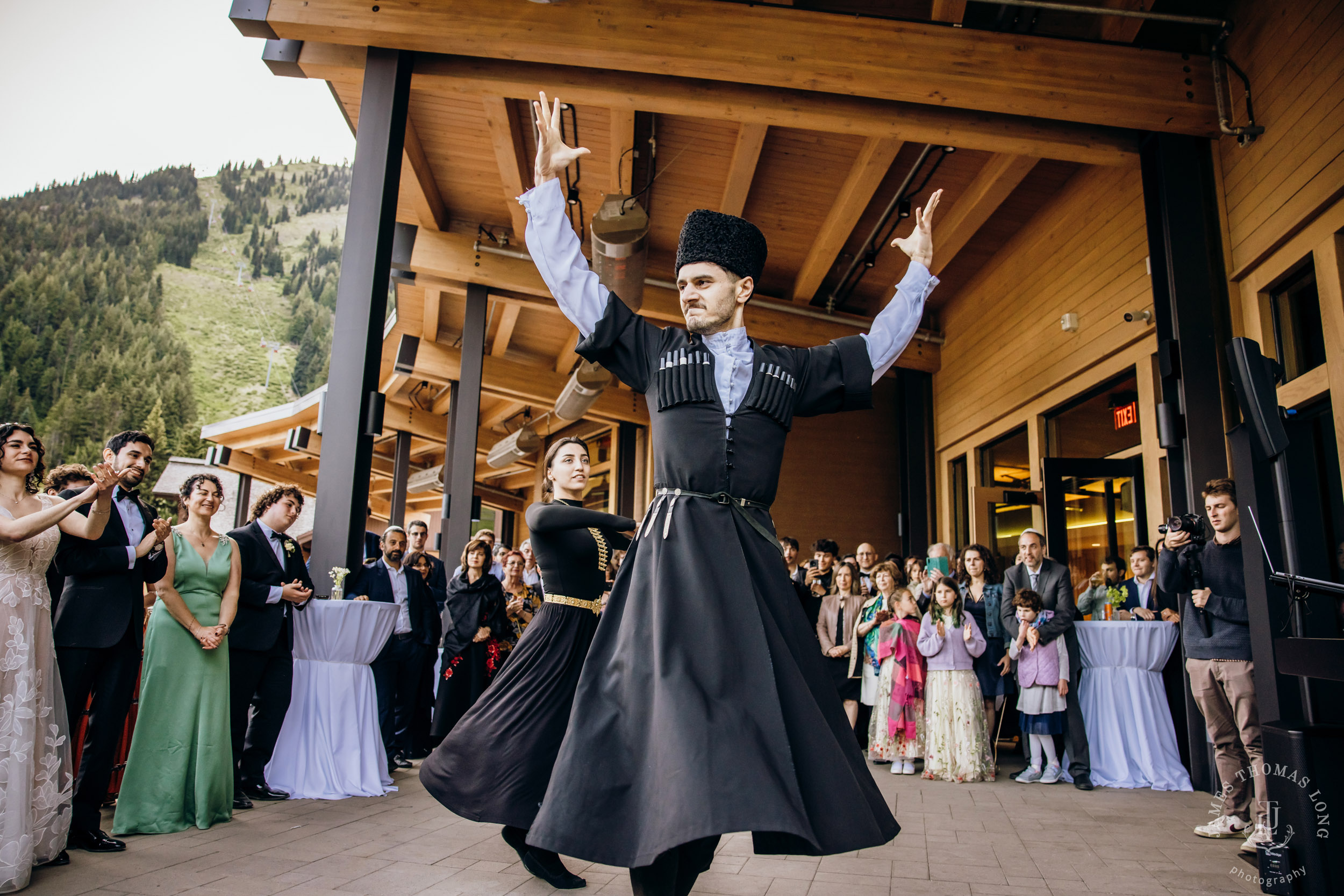 Crystal Mountain Jewish wedding by Seattle wedding photographer James Thomas Long Photography