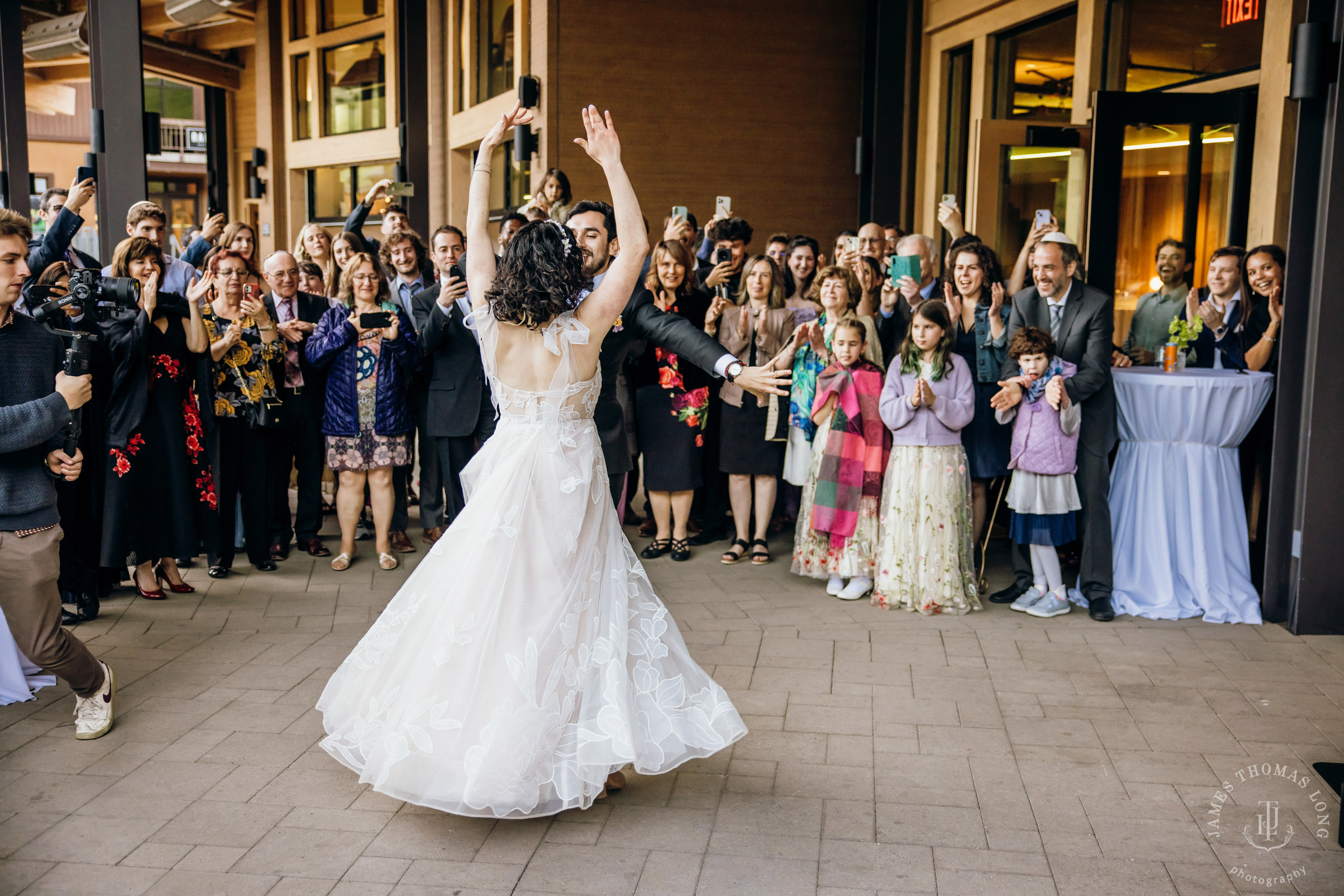 Crystal Mountain Jewish wedding by Seattle wedding photographer James Thomas Long Photography