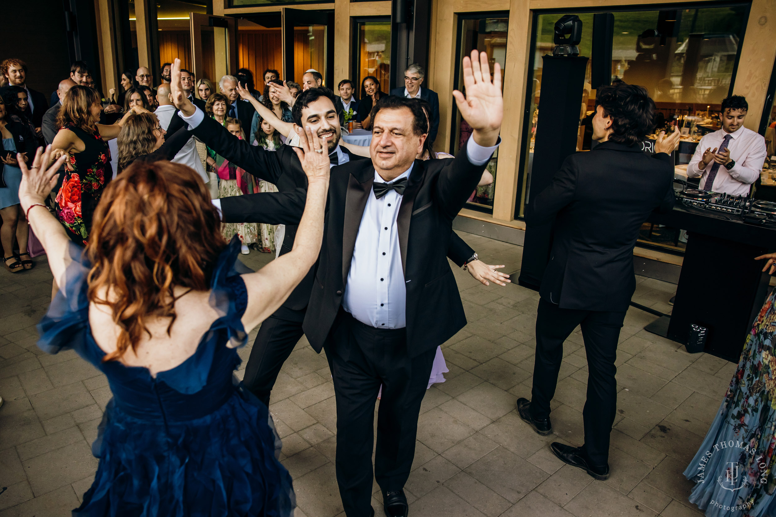 Crystal Mountain Jewish wedding by Seattle wedding photographer James Thomas Long Photography