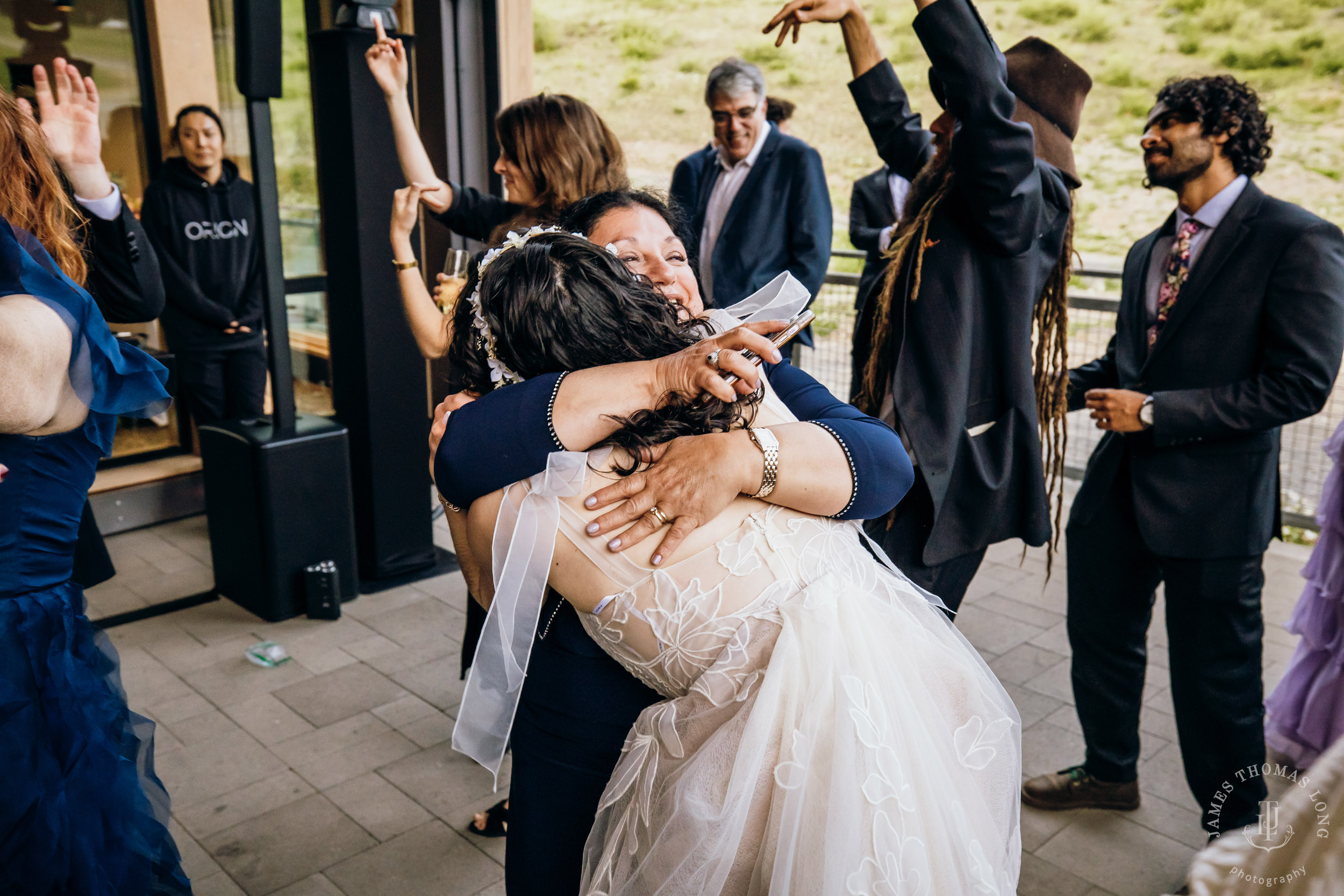 Crystal Mountain Jewish wedding by Seattle wedding photographer James Thomas Long Photography