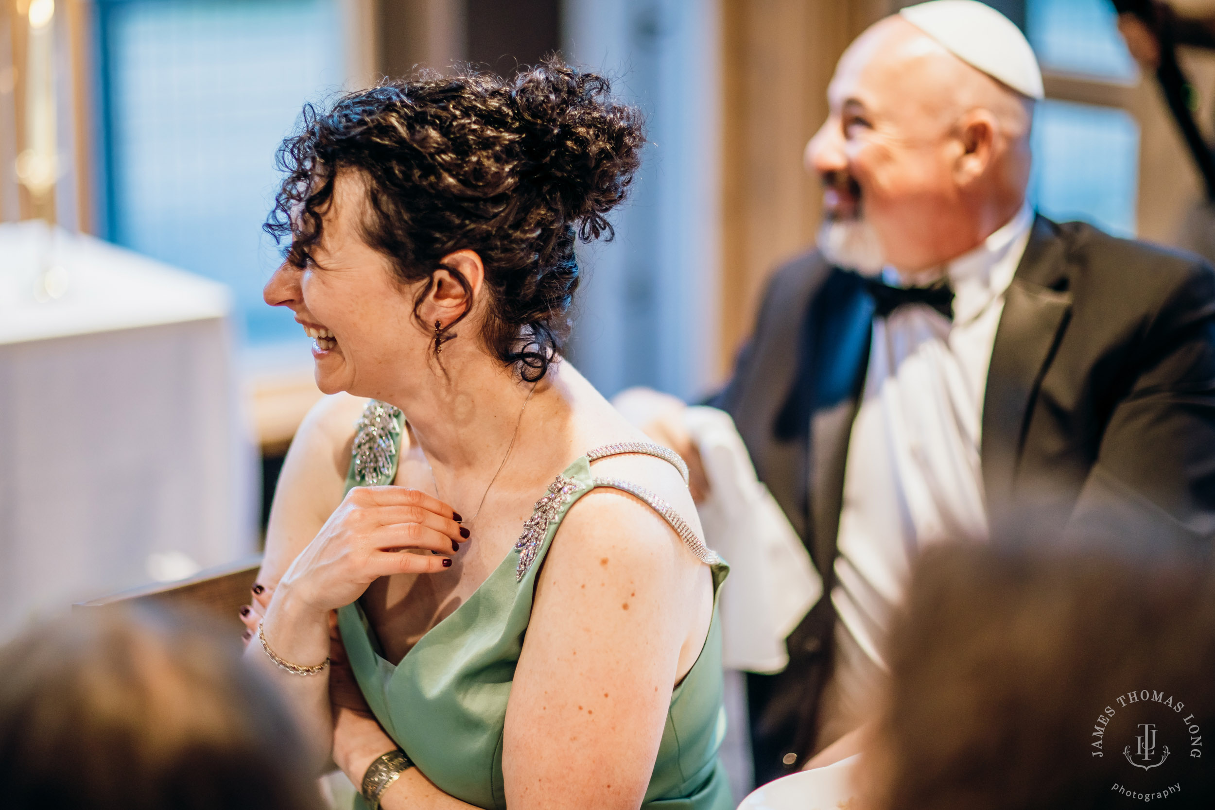 Crystal Mountain Jewish wedding by Seattle wedding photographer James Thomas Long Photography