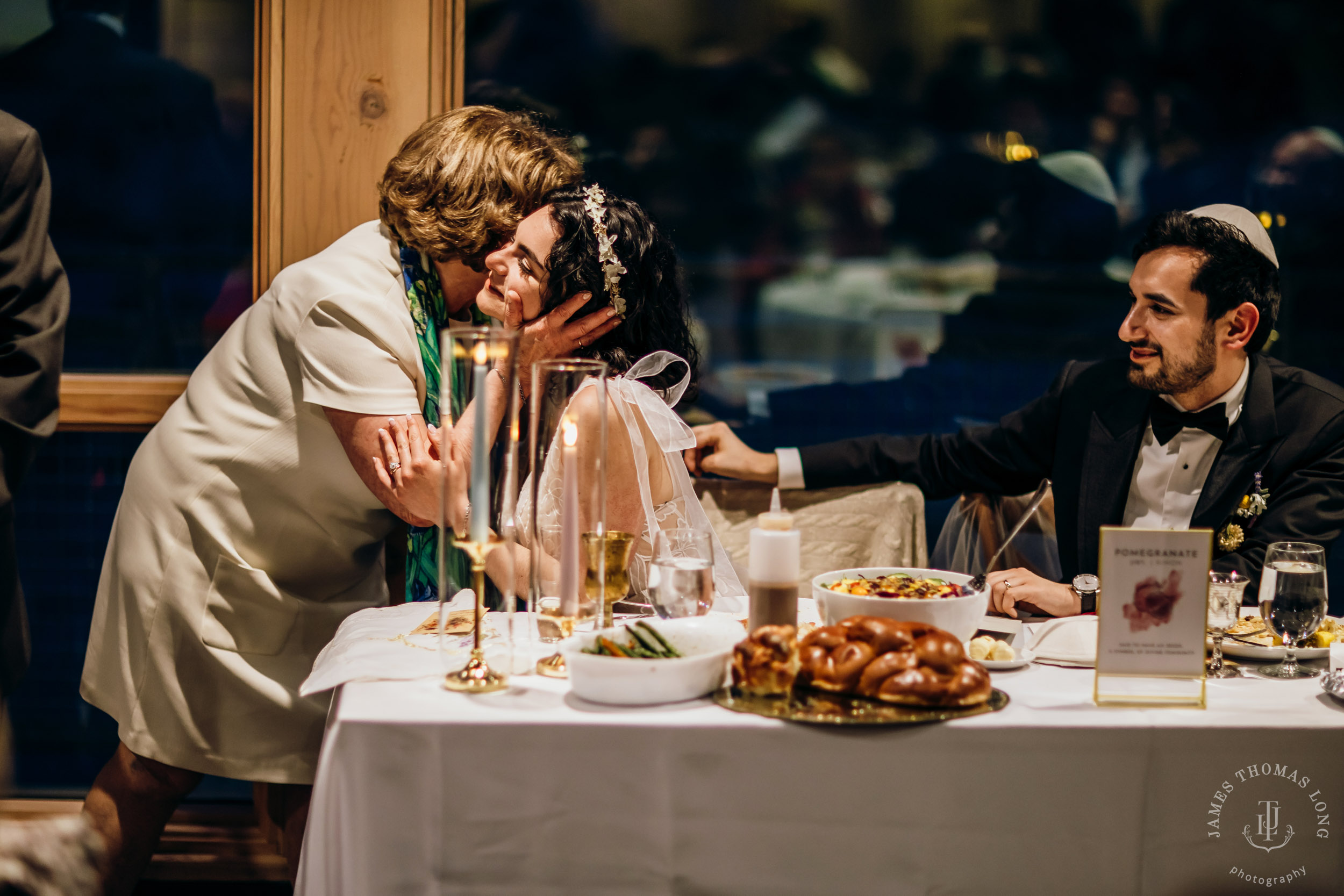 Crystal Mountain Jewish wedding by Seattle wedding photographer James Thomas Long Photography