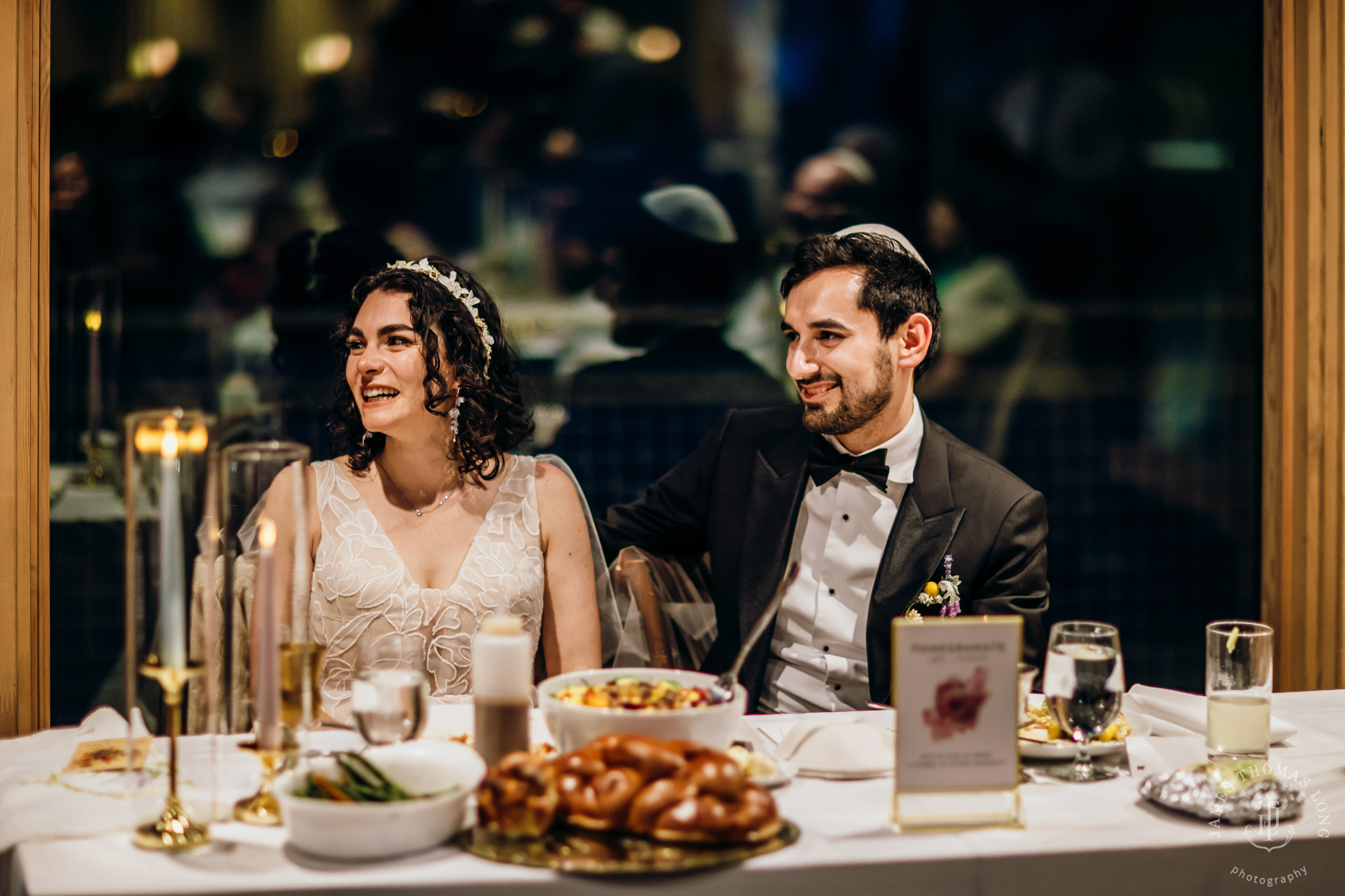 Crystal Mountain Jewish wedding by Seattle wedding photographer James Thomas Long Photography