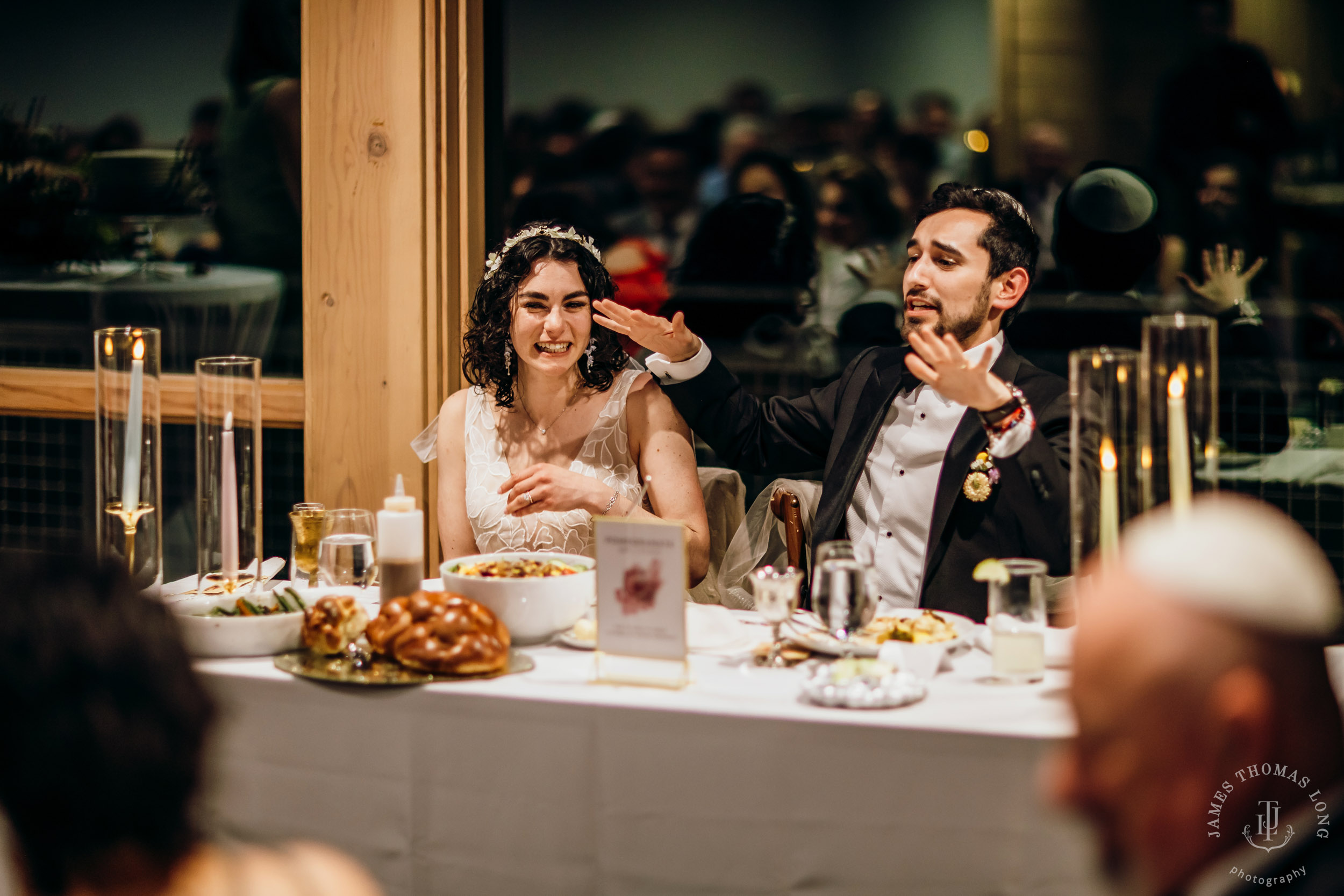 Crystal Mountain Jewish wedding by Seattle wedding photographer James Thomas Long Photography