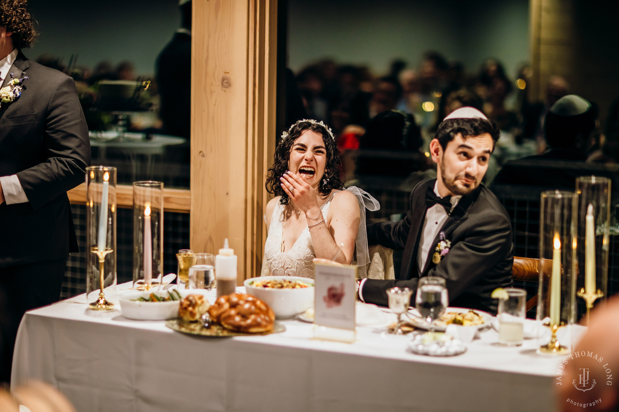 Crystal Mountain Jewish wedding by Seattle wedding photographer James Thomas Long Photography