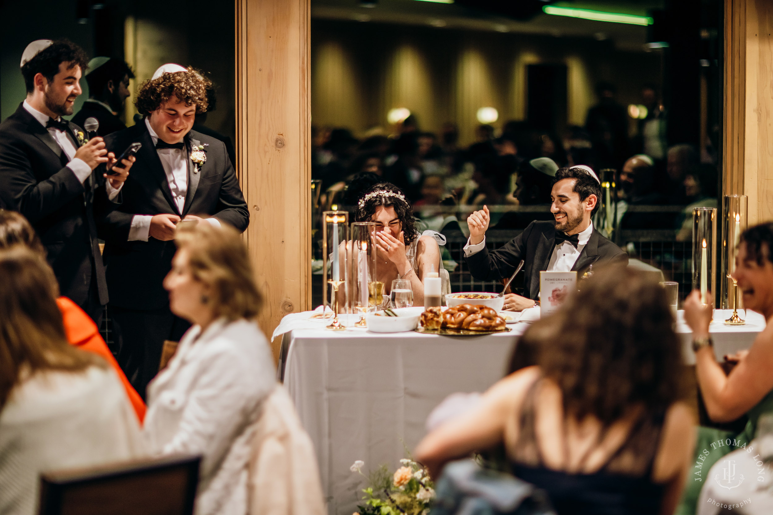 Crystal Mountain Jewish wedding by Seattle wedding photographer James Thomas Long Photography