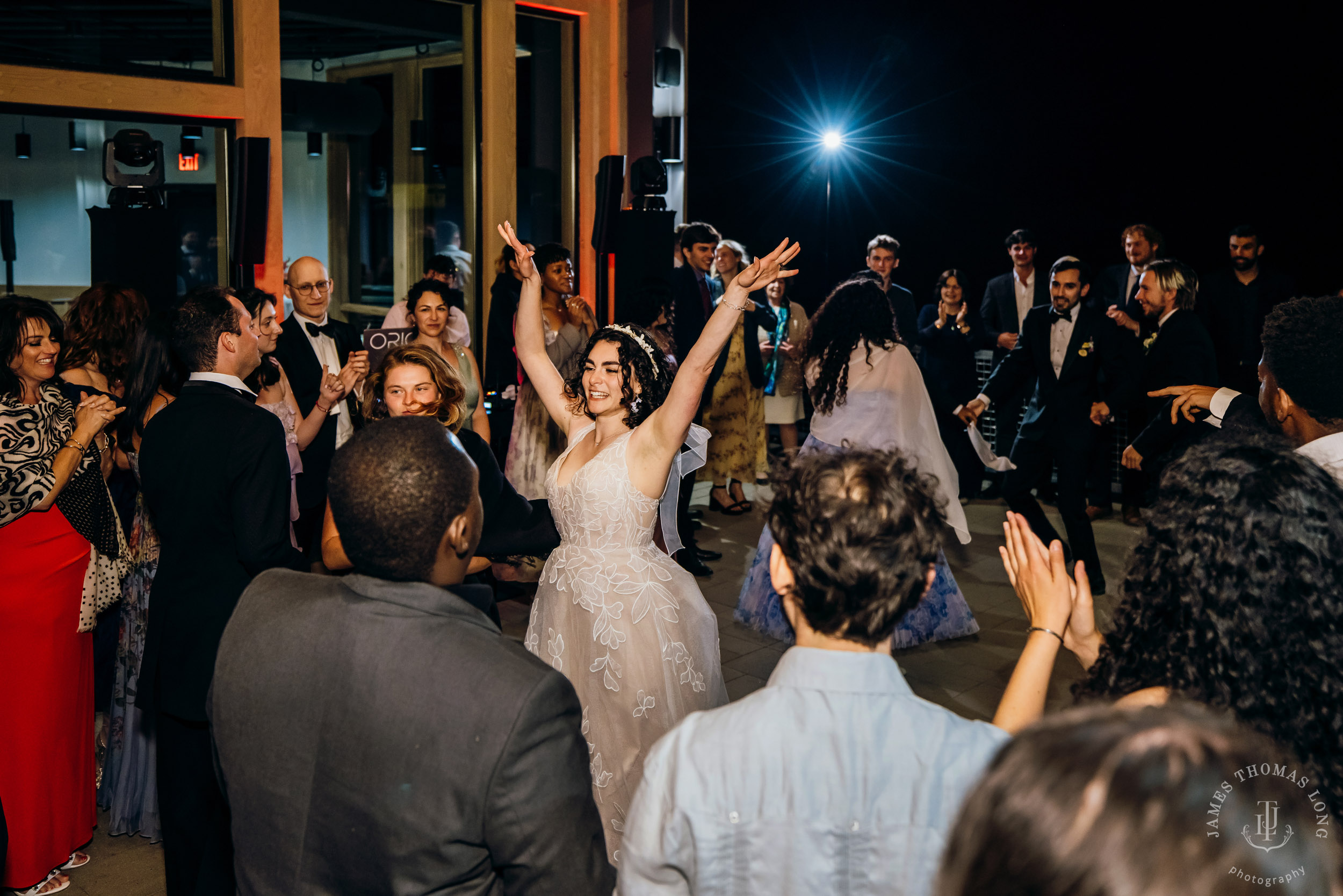 Crystal Mountain Jewish wedding by Seattle wedding photographer James Thomas Long Photography