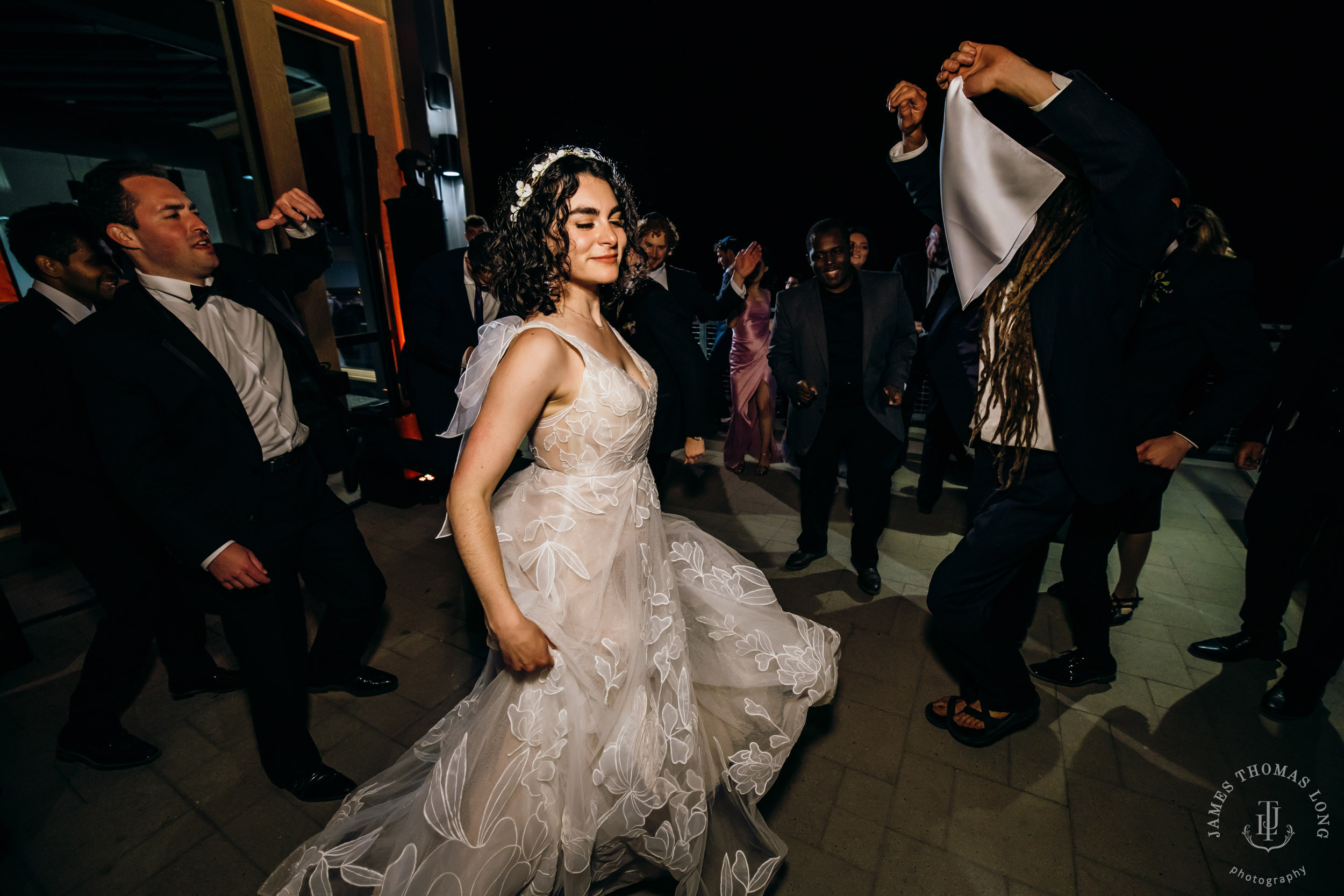 Crystal Mountain Jewish wedding by Seattle wedding photographer James Thomas Long Photography