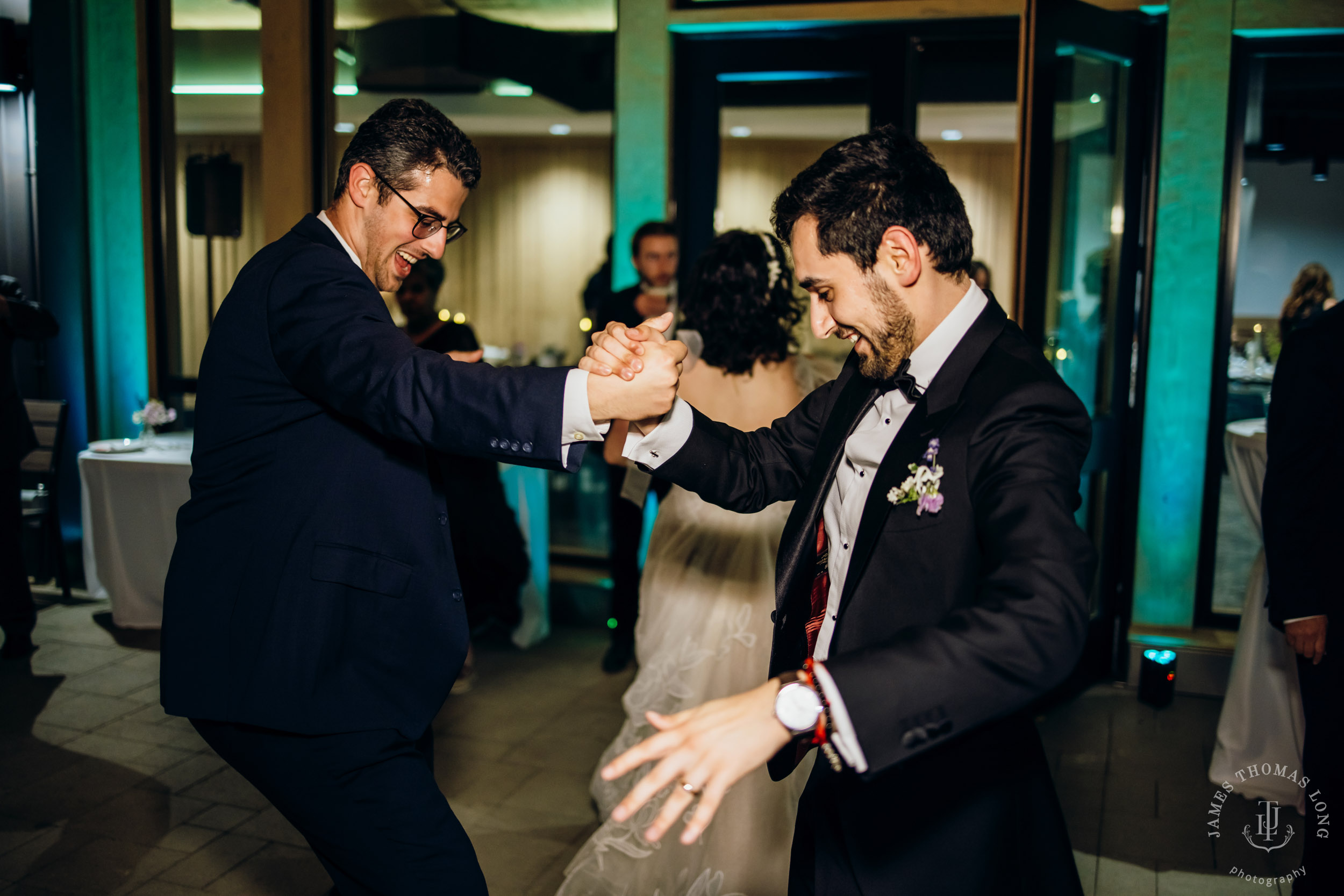 Crystal Mountain Jewish wedding by Seattle wedding photographer James Thomas Long Photography