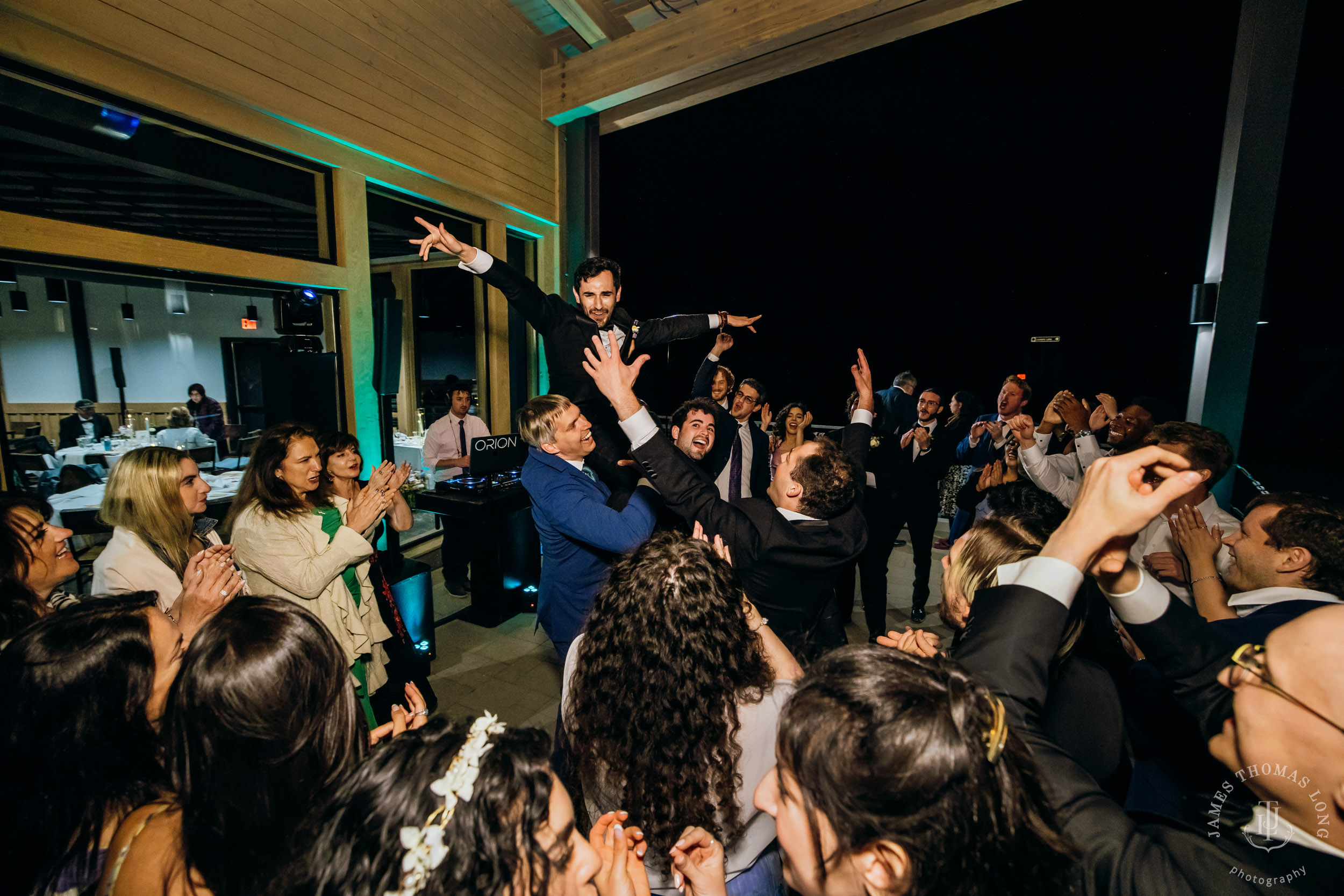 Crystal Mountain Jewish wedding by Seattle wedding photographer James Thomas Long Photography