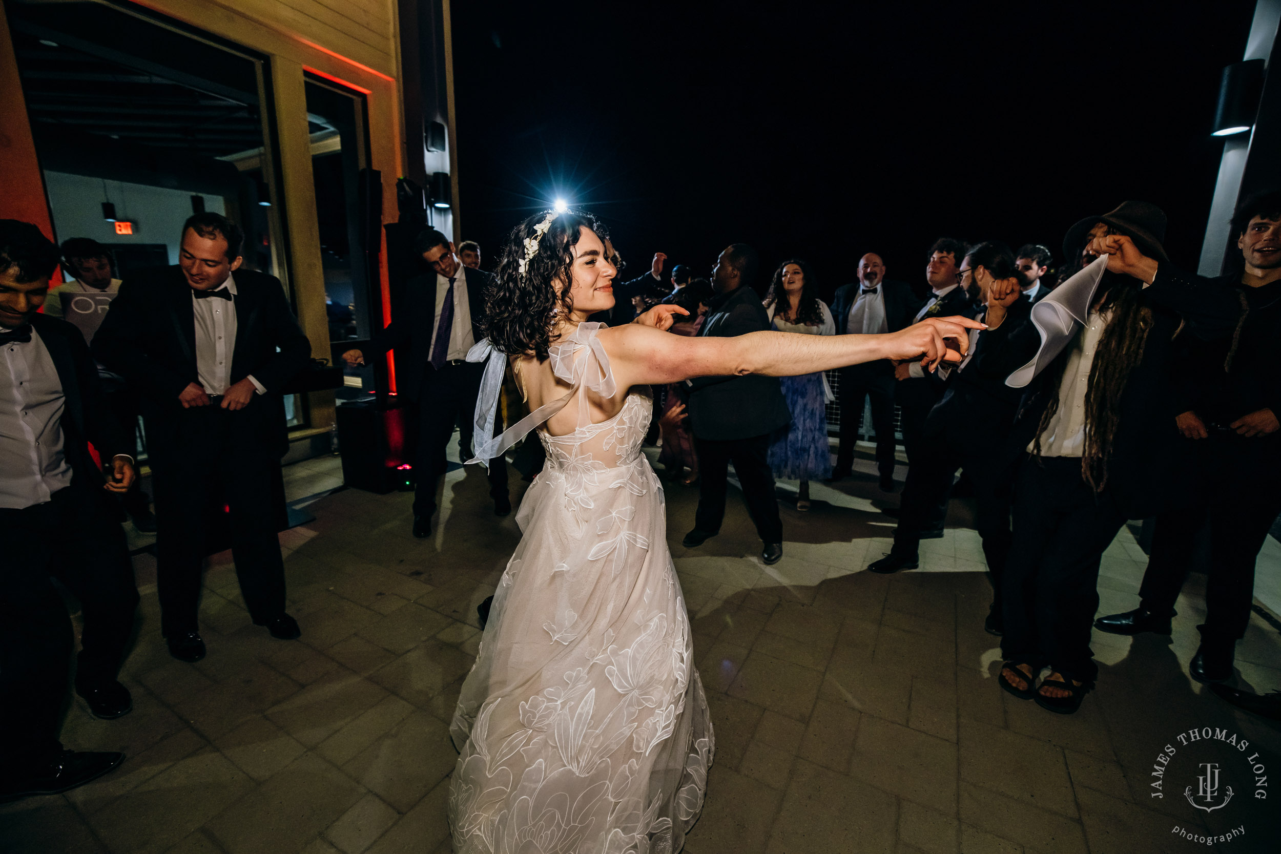 Crystal Mountain Jewish wedding by Seattle wedding photographer James Thomas Long Photography