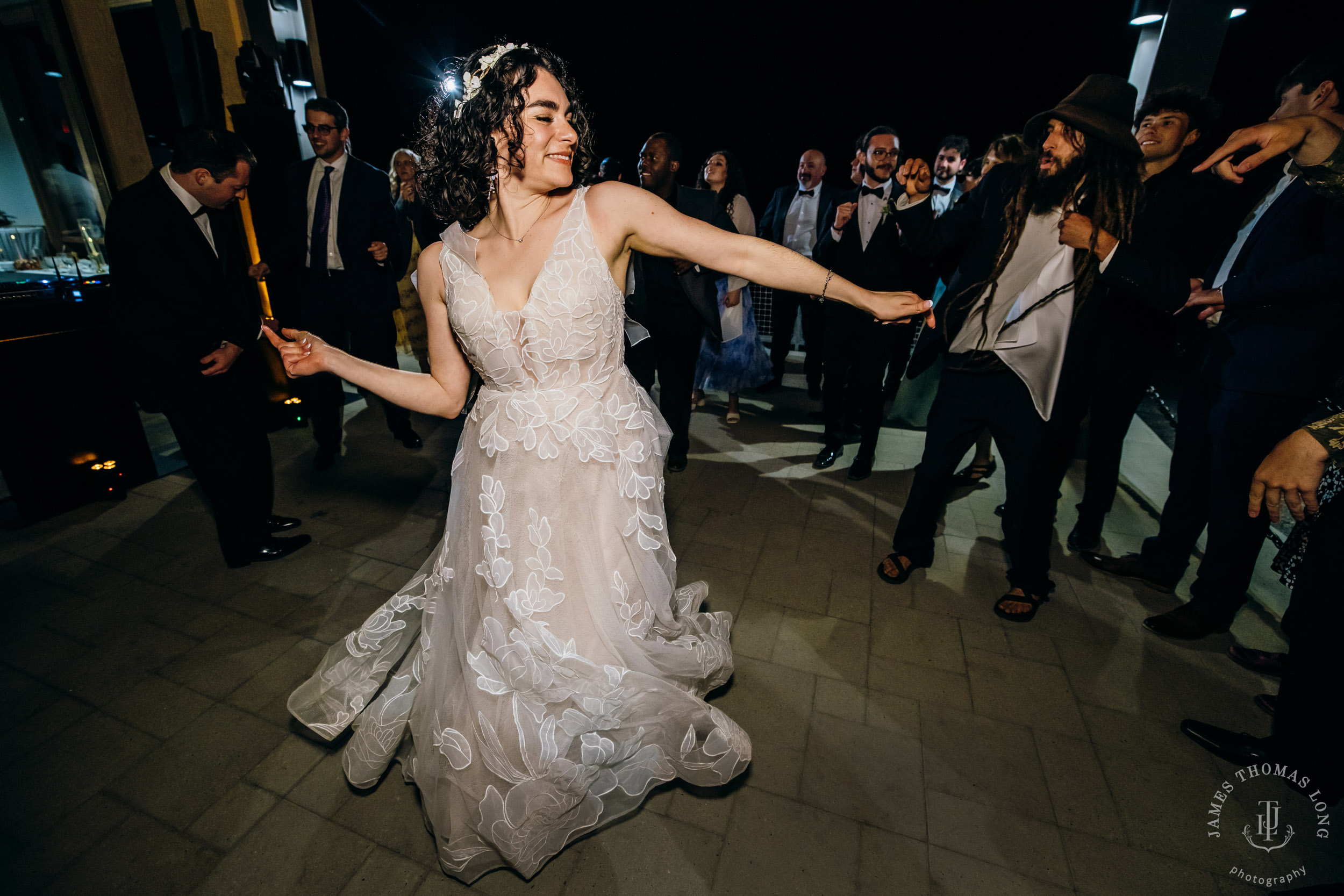 Crystal Mountain Jewish wedding by Seattle wedding photographer James Thomas Long Photography