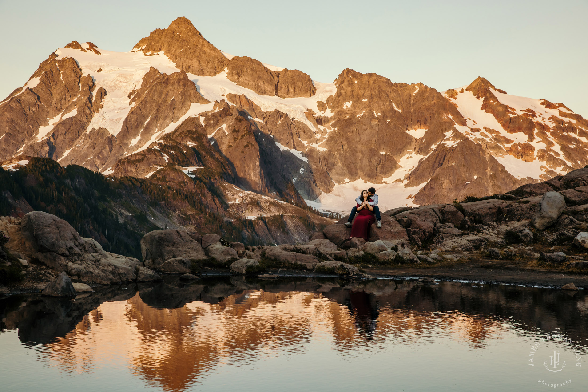 Mount Baker North Cascades engagement session by Seattle wedding photographer James Thomas Long Photography