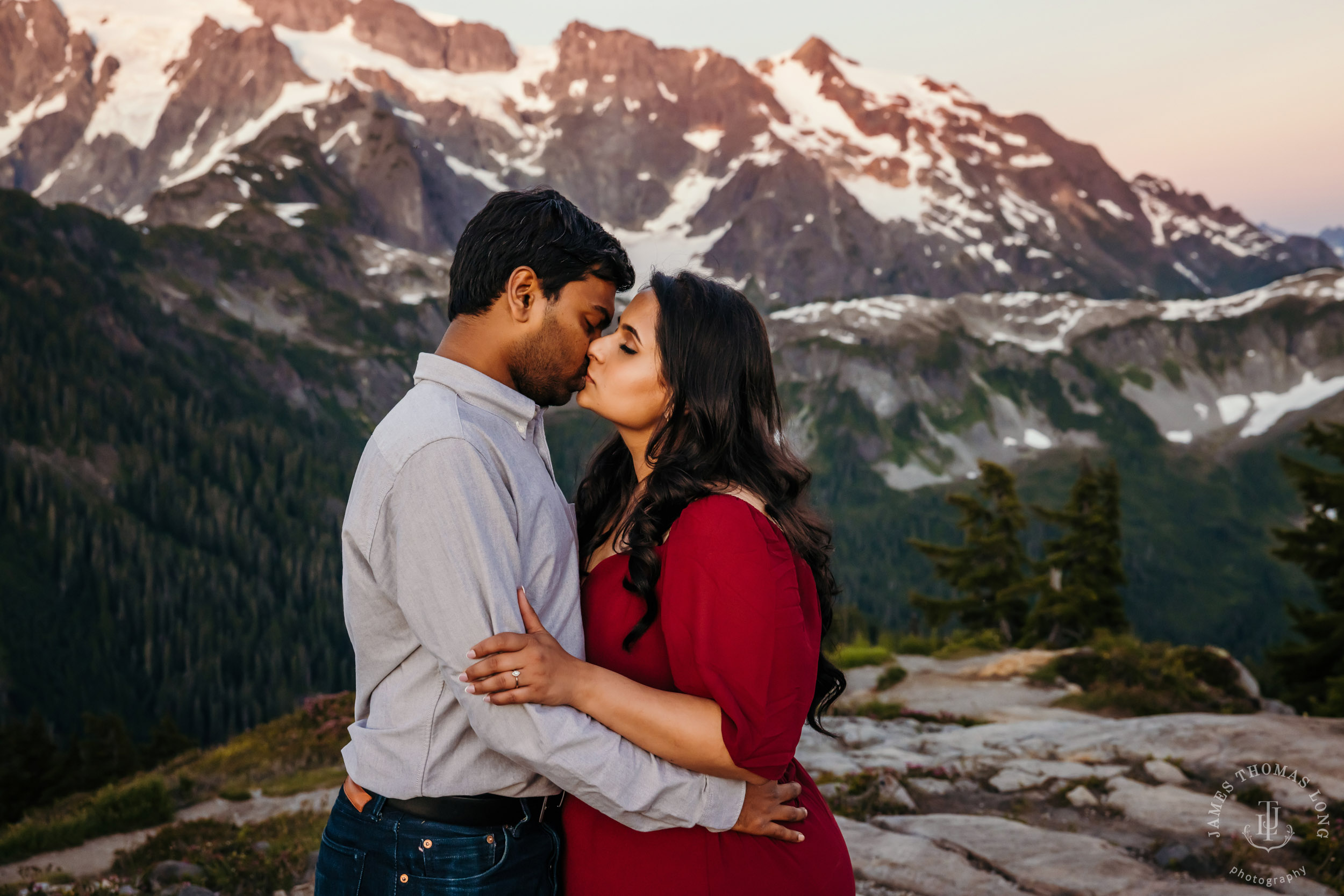 Mount Baker North Cascades engagement session by Seattle wedding photographer James Thomas Long Photography