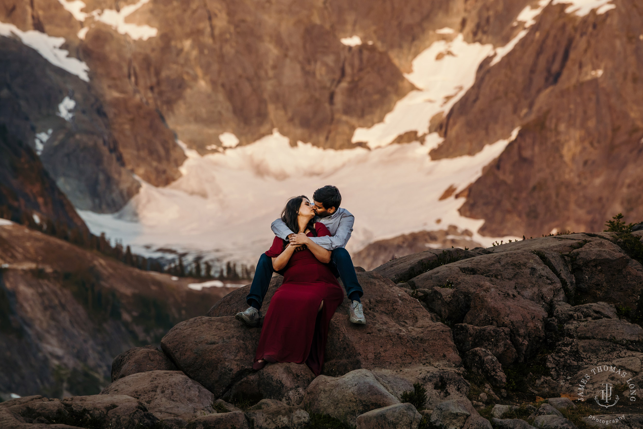 Mount Baker North Cascades engagement session by Seattle wedding photographer James Thomas Long Photography