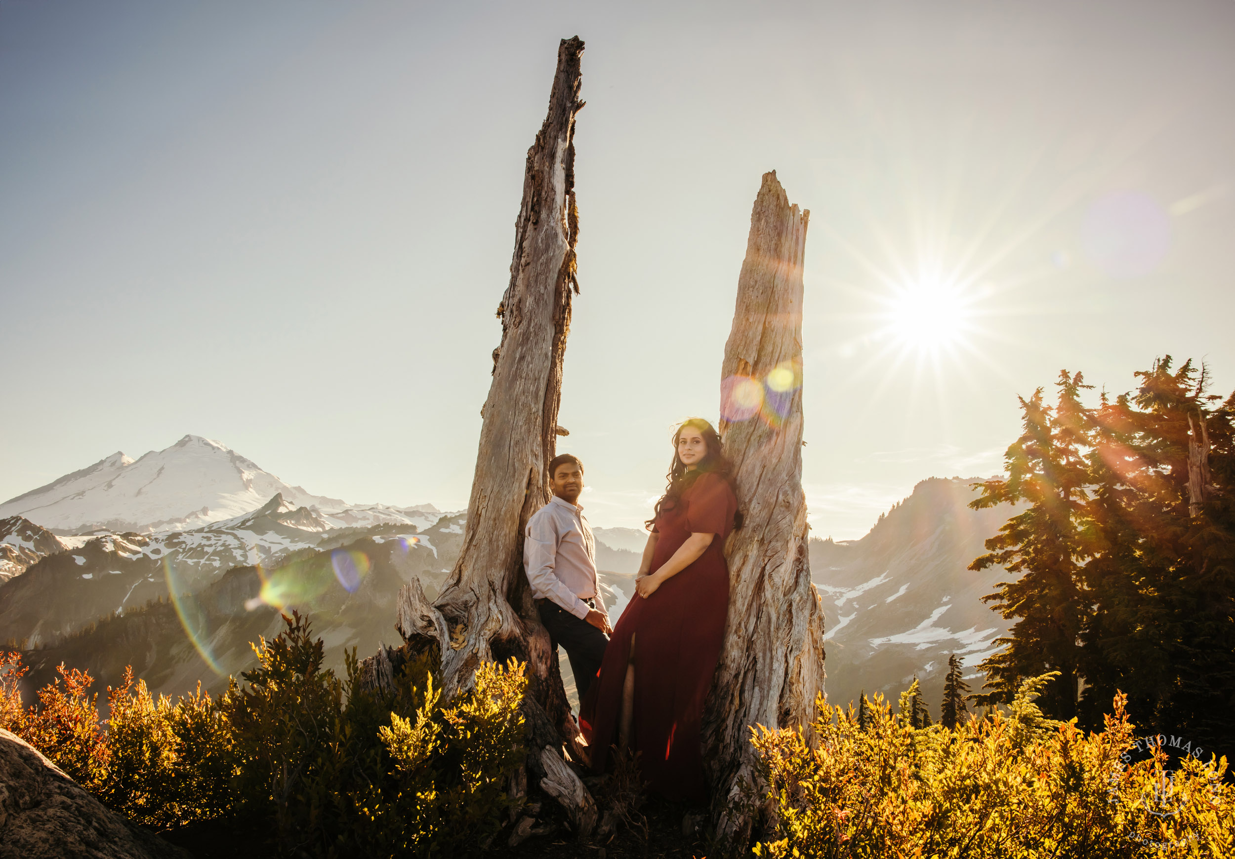 Mount Baker North Cascades engagement session by Seattle wedding photographer James Thomas Long Photography