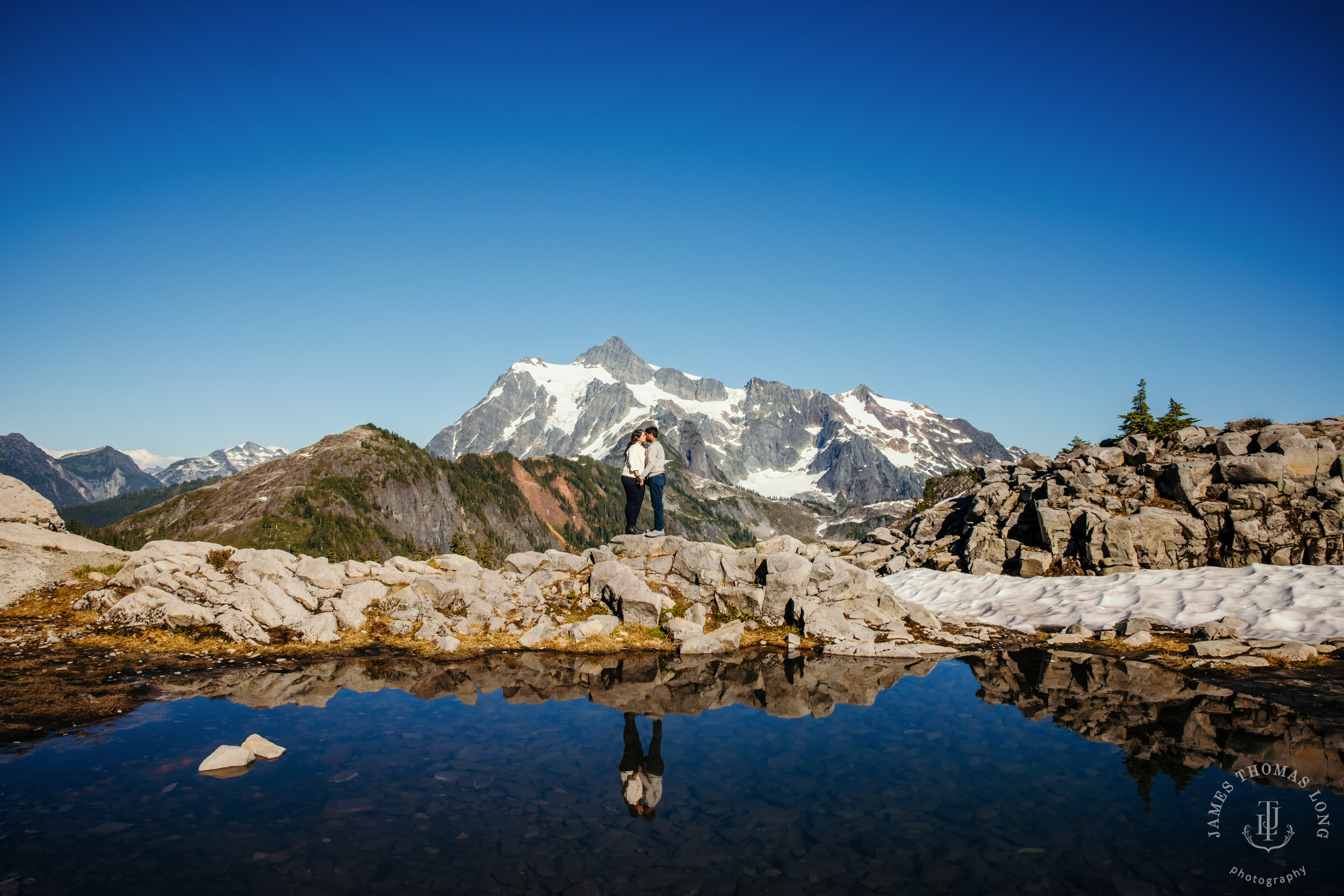 Mount Baker North Cascades engagement session by Seattle wedding photographer James Thomas Long Photography