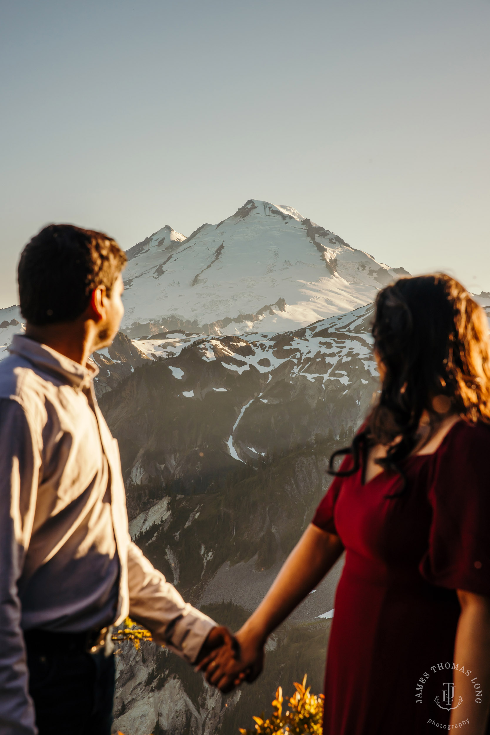 Mount Baker North Cascades engagement session by Seattle wedding photographer James Thomas Long Photography