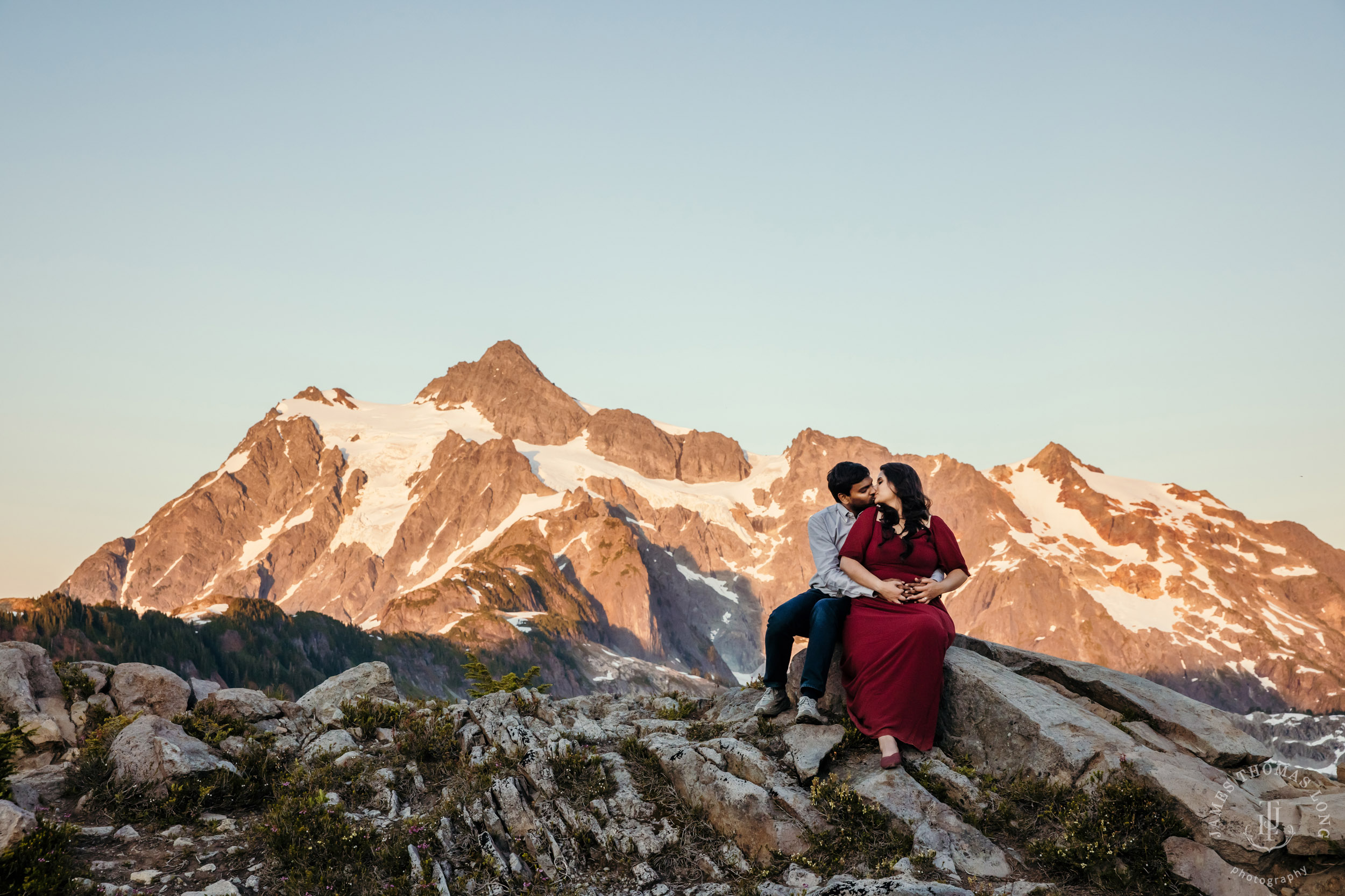 Mount Baker North Cascades engagement session by Seattle wedding photographer James Thomas Long Photography