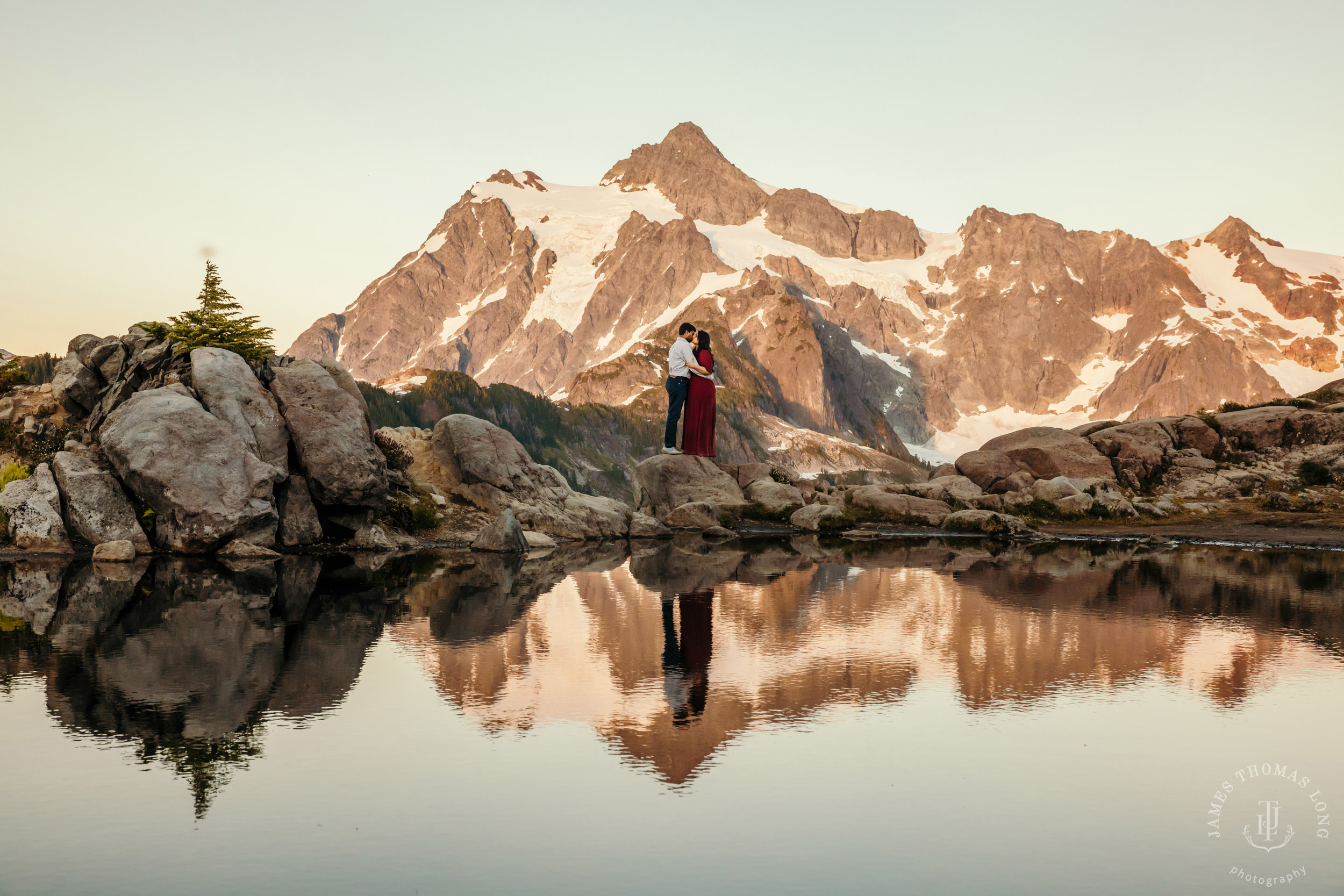 Mount Baker North Cascades engagement session by Seattle wedding photographer James Thomas Long Photography