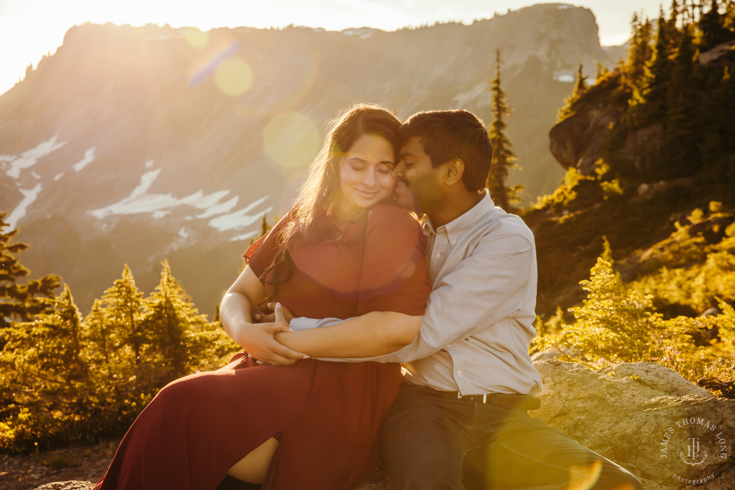 Mount Baker North Cascades engagement session by Seattle wedding photographer James Thomas Long Photography