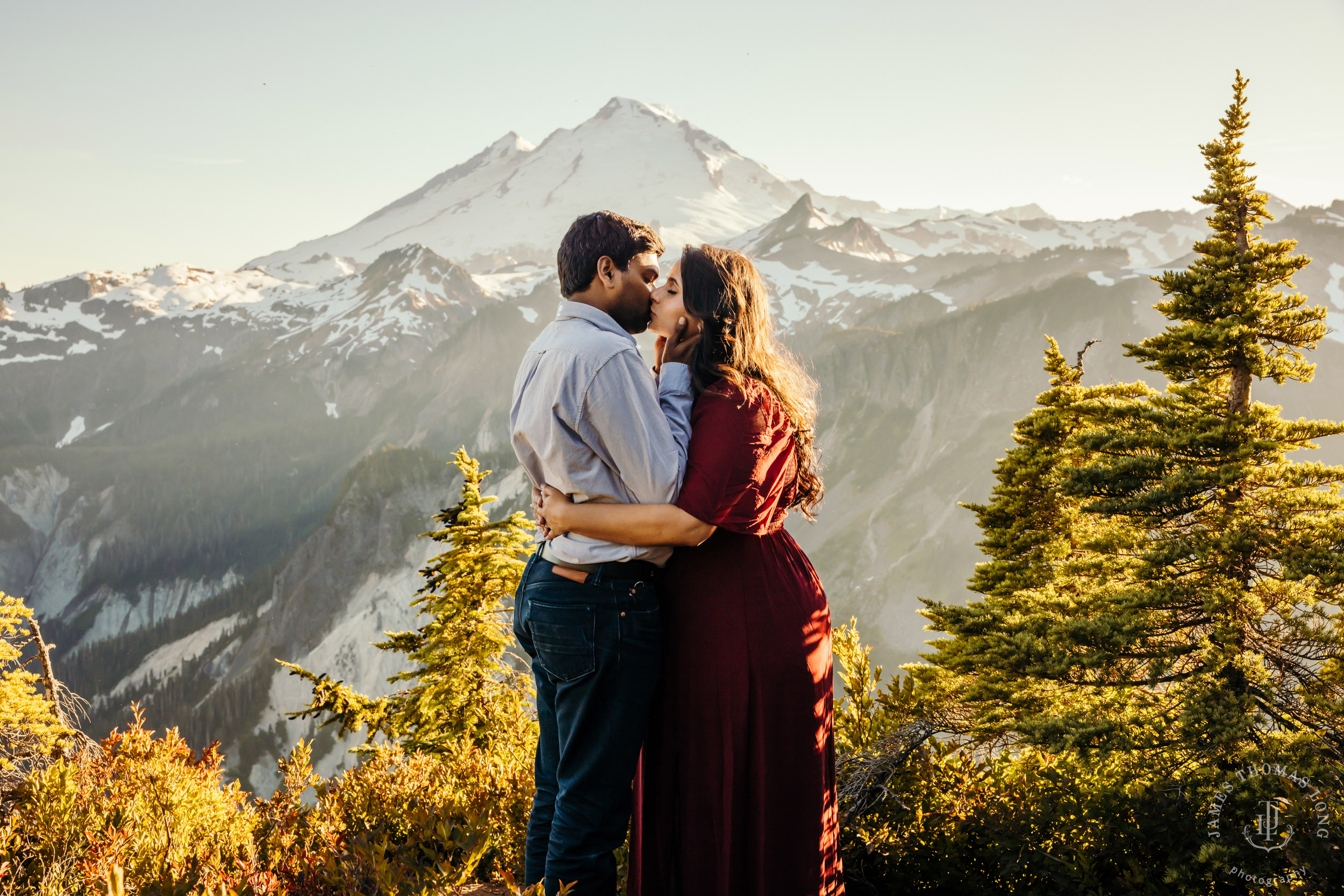 Mount Baker North Cascades engagement session by Seattle wedding photographer James Thomas Long Photography