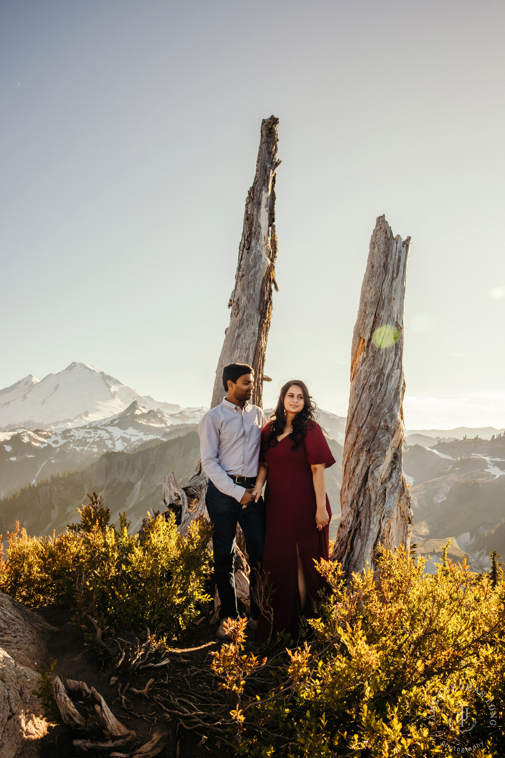 Mount Baker North Cascades engagement session by Seattle wedding photographer James Thomas Long Photography